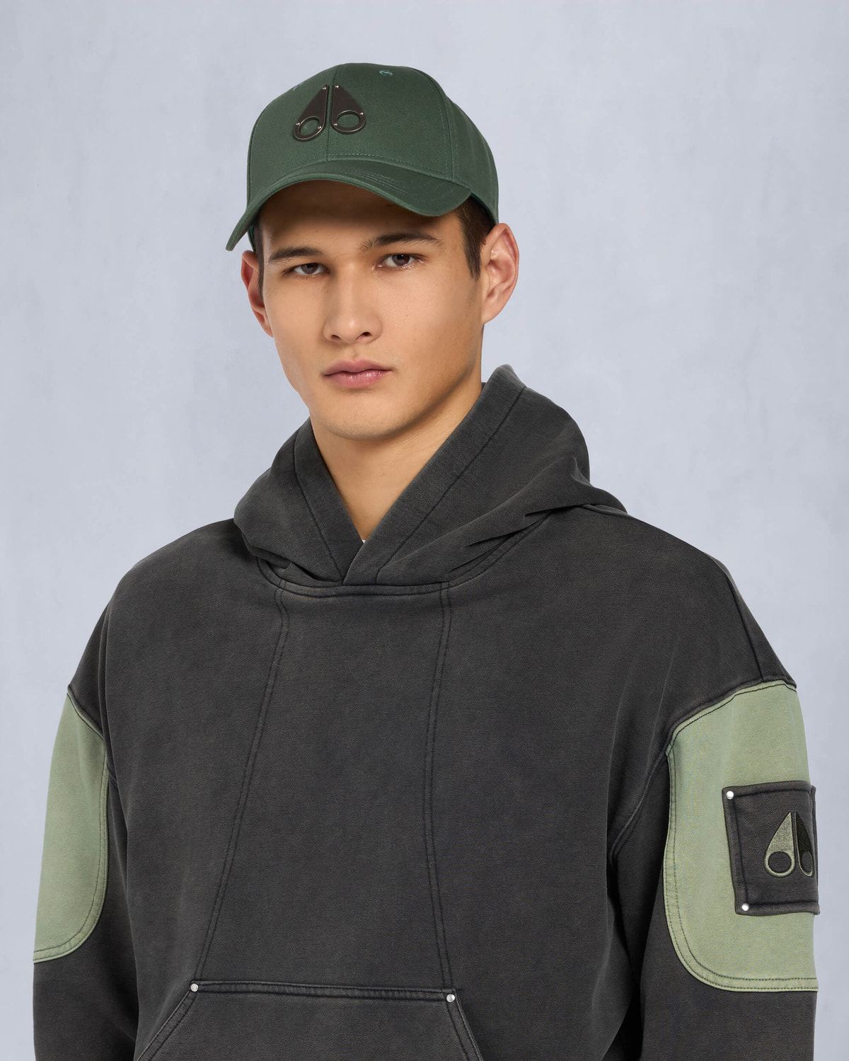 Moose Knuckles - M31MA534 - LOGO ICON CAP - ACCESSORIES - KELP - Front