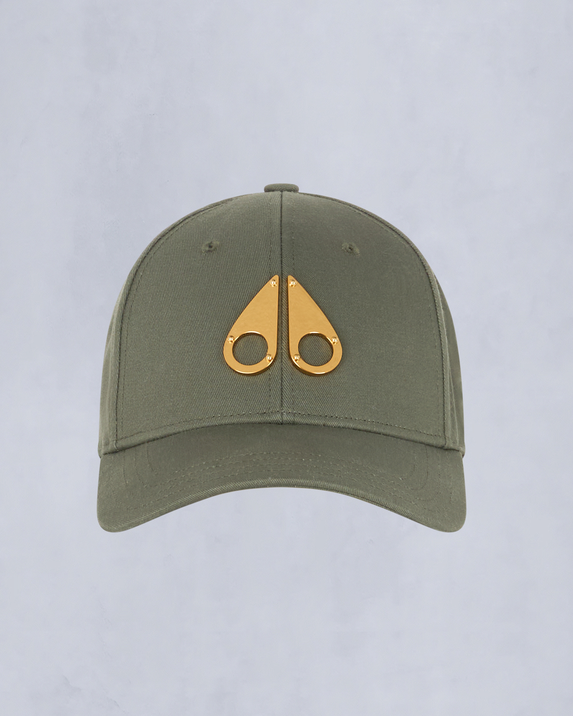 Moose Knuckles - M31MA535 - Gold Logo Icon Cap - ACCESSORIES - - GM