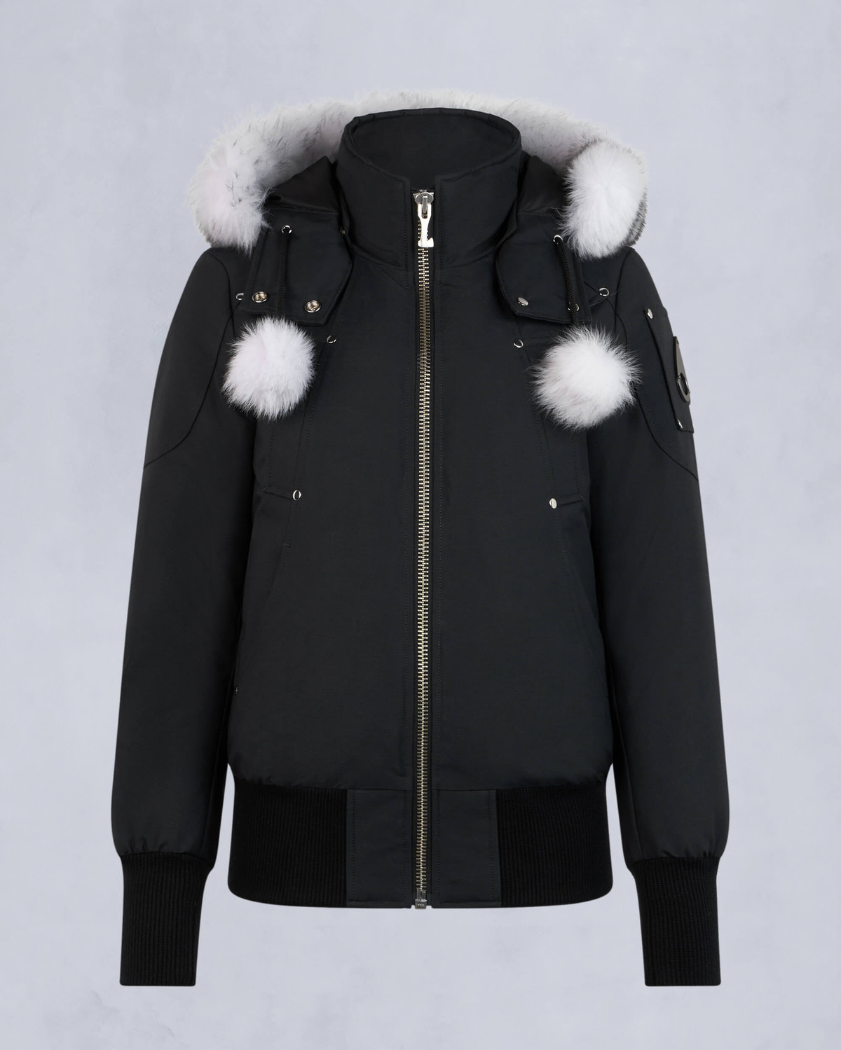 Moose Knuckles - M32LB002S - Original Debbie Bomber Neoshear - WOMENS - Navy / Natural Shearling - GM