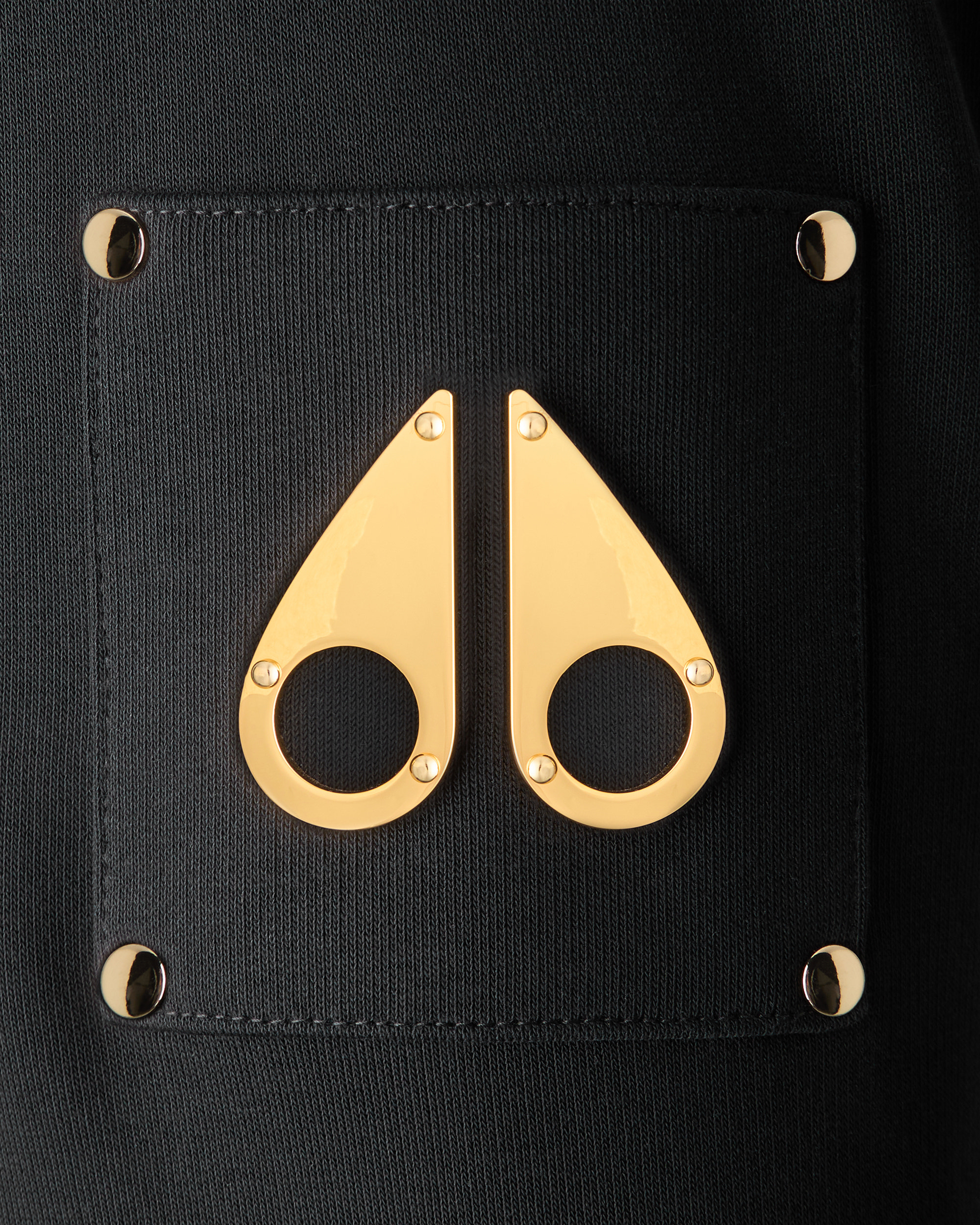 Moose Knuckles - M32MS600G - Gold Series Linden Bunny - MENS - Black / Black Faux Fur - Detail1