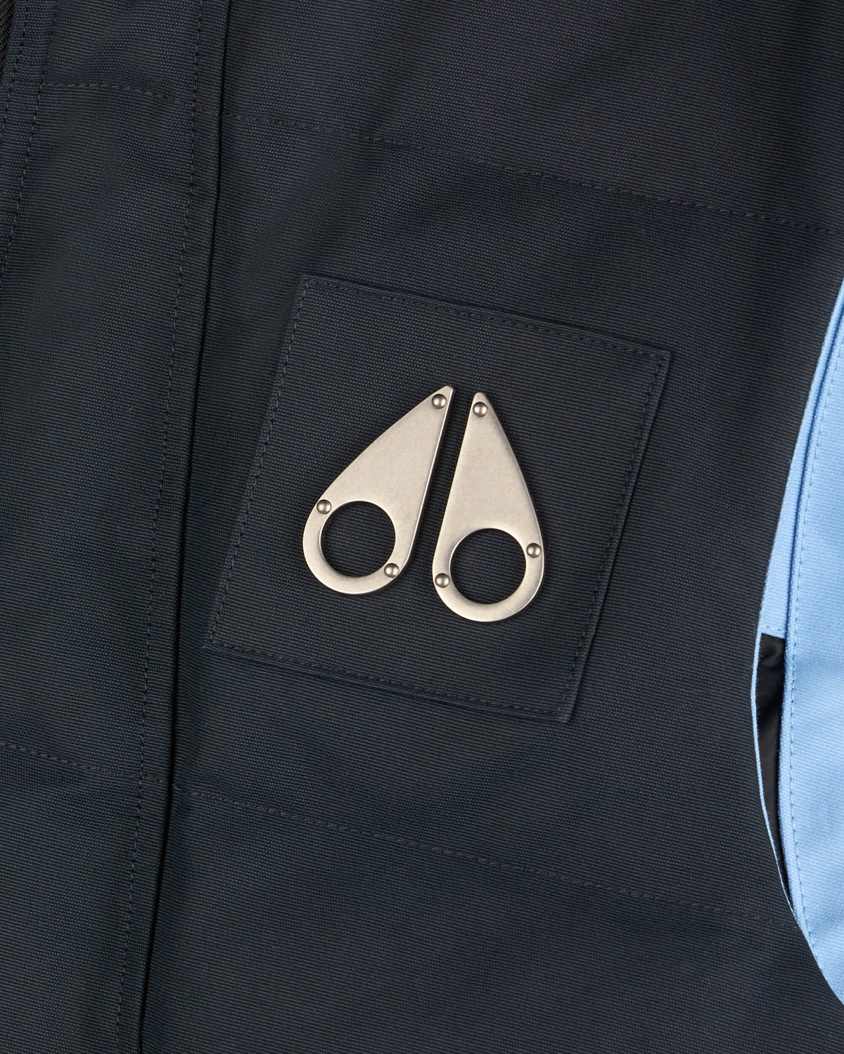 Moose Knuckles - M32MV474H1 - Montreal Tonal Vest - MENS - Navy / rain - Detail1