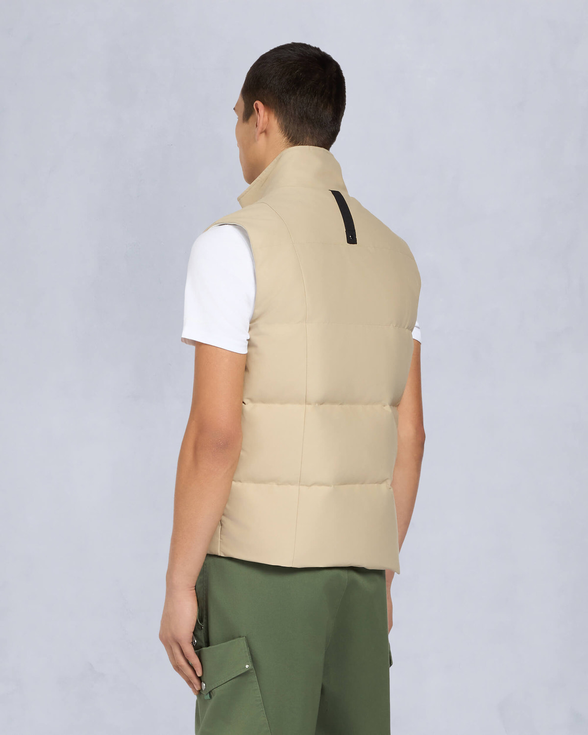 Moose Knuckles Mens Montreal Tonal Vest TANNED W/BONE M32MV474H1 Back