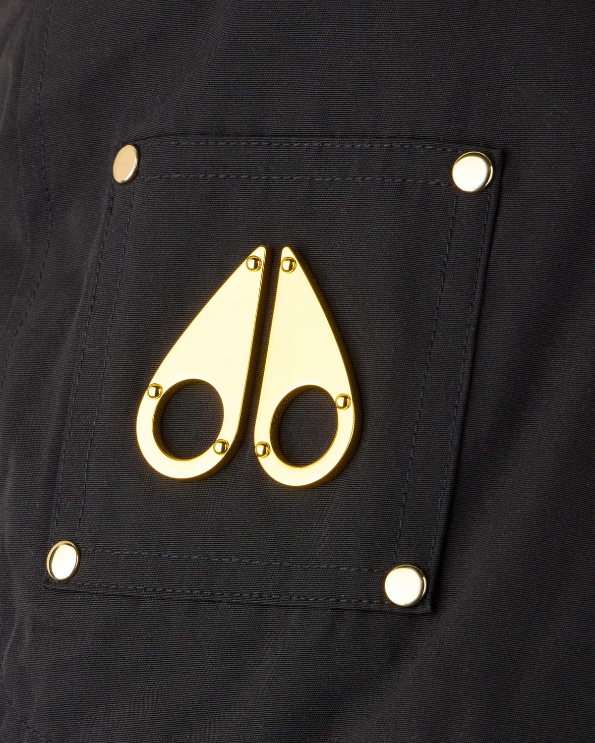 Moose Knuckles - M32UB035GS - Kids Unisex Gold Series Bomber Jacket - KIDS - Black / Black Shearling - Detail1