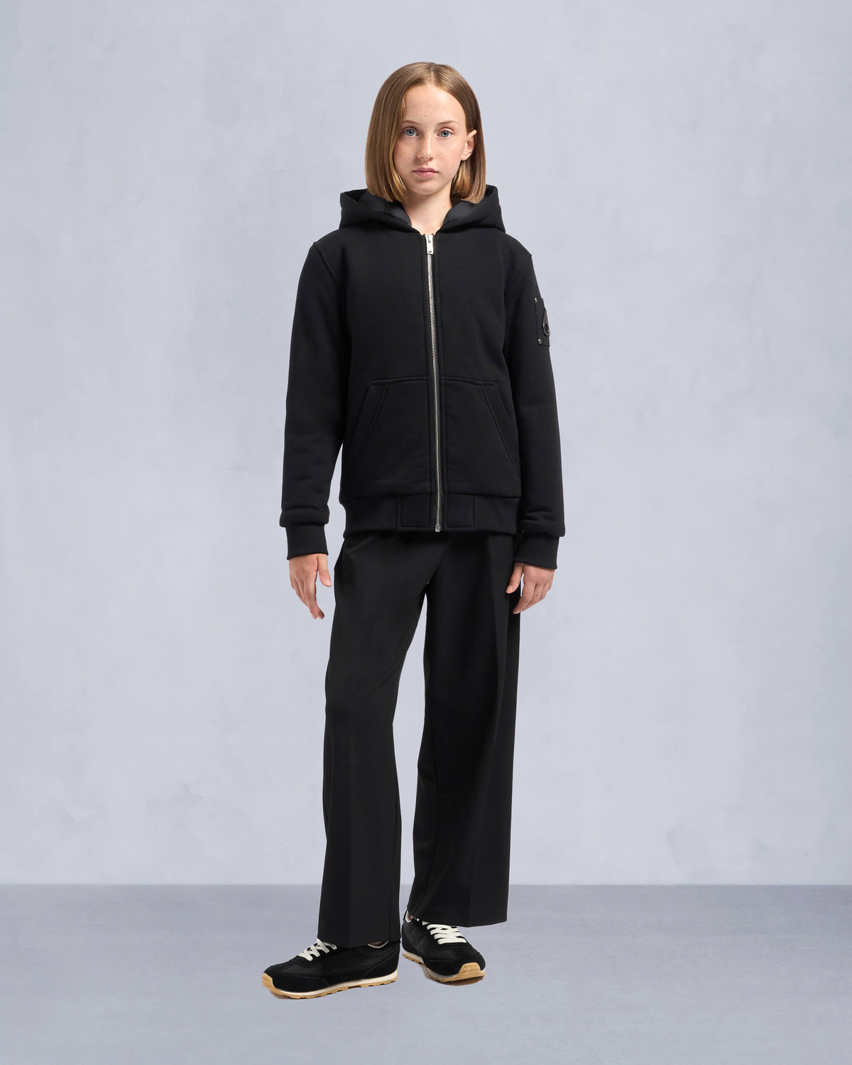 Moose Knuckles - M32US661 - Classic Bunny - KIDS - Black / Shiny Black - Front Category