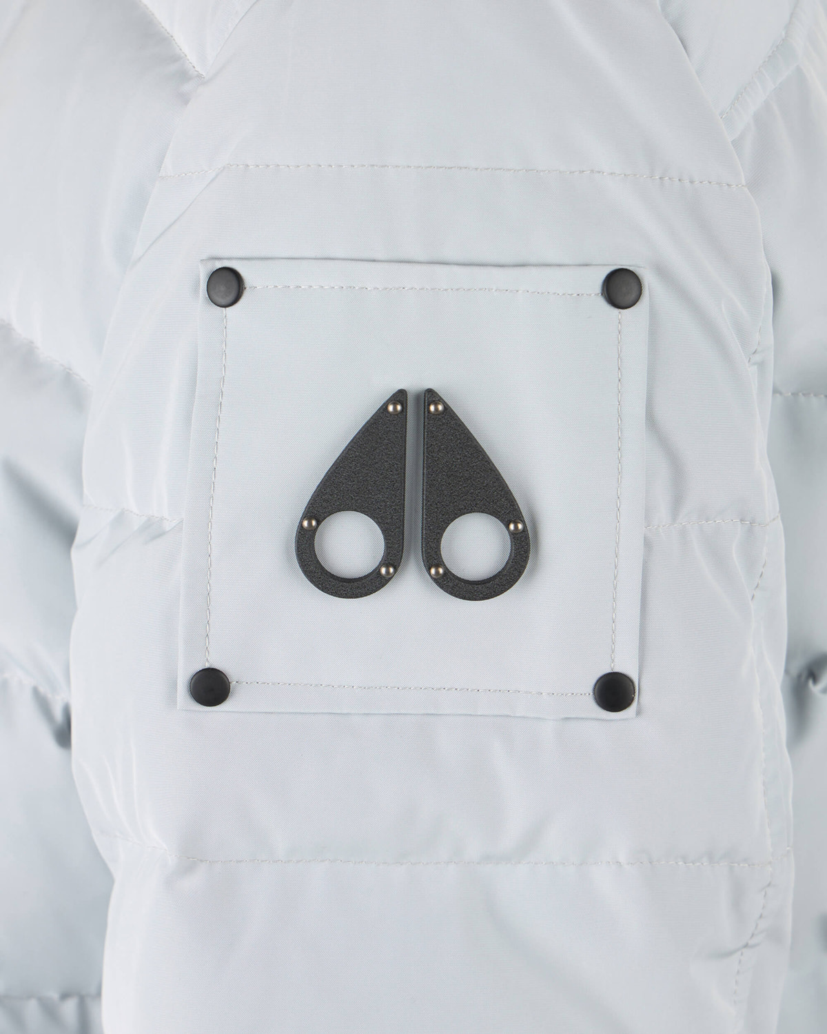Moose Knuckles - M33LB015S - Onyx Ladriere Shearling Bomber Jacket - WOMENS - Grey birch / ice sgerling - Detail1