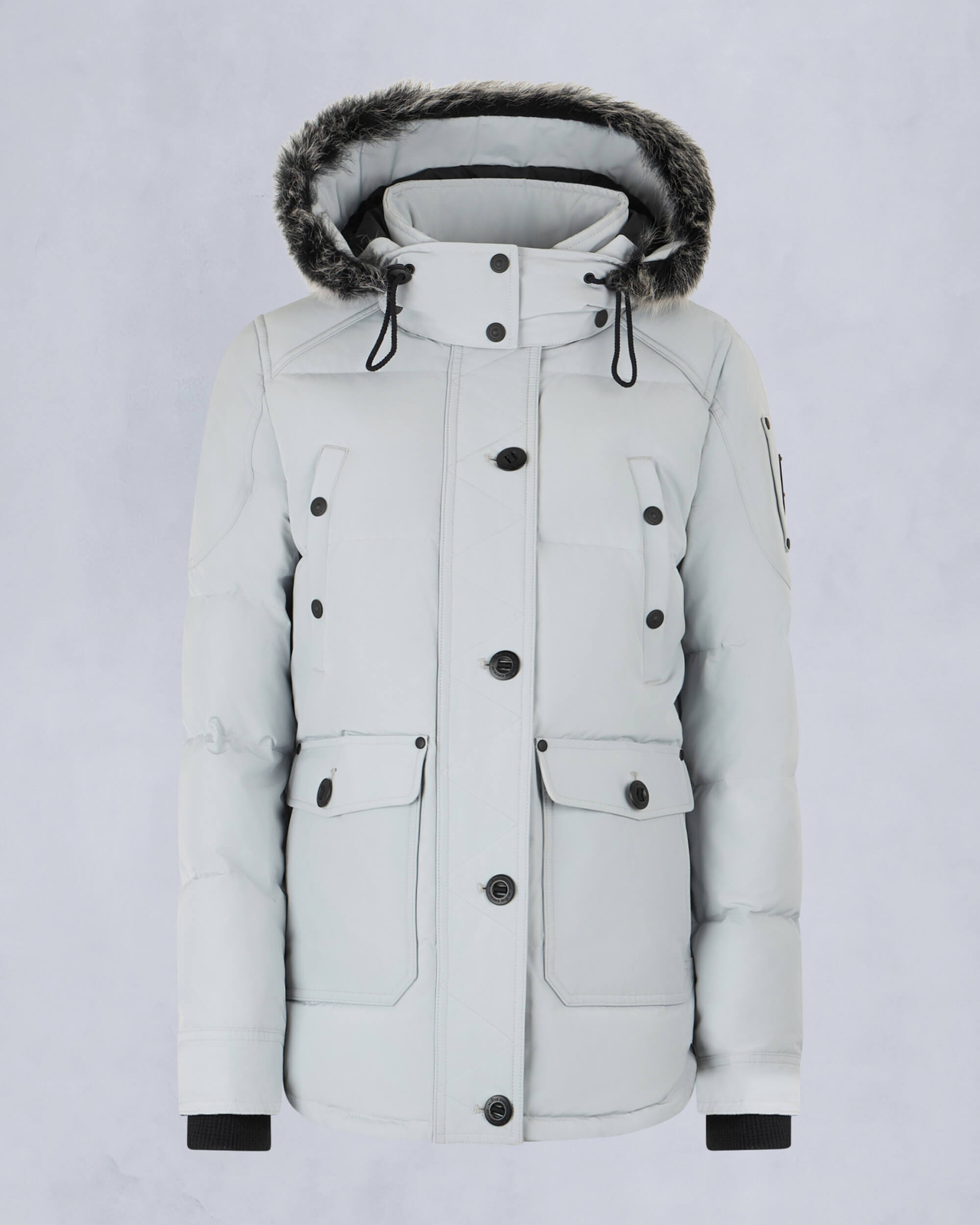 Moose Knuckles - M33LJ113S - Onyx Anguille Shearling Jacket - WOMENS - - GM