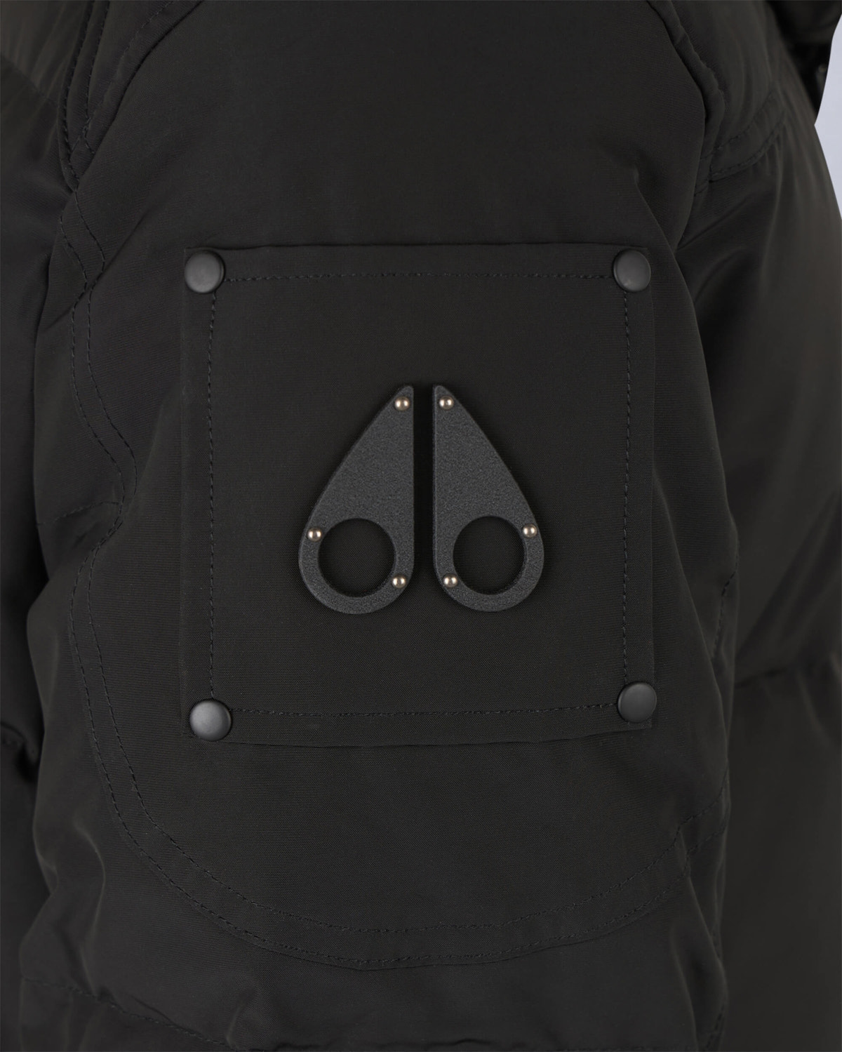 Moose Knuckles - M33LJ113S - Onyx Anguille Shearling Jacket - WOMENS - Black / ice sherling - Detail1