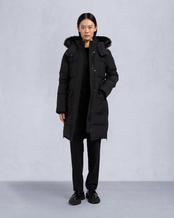 Moose Knuckles - M33LP211S - Onyx Shearling Causapscal Parka - WOMENS - - Front Category