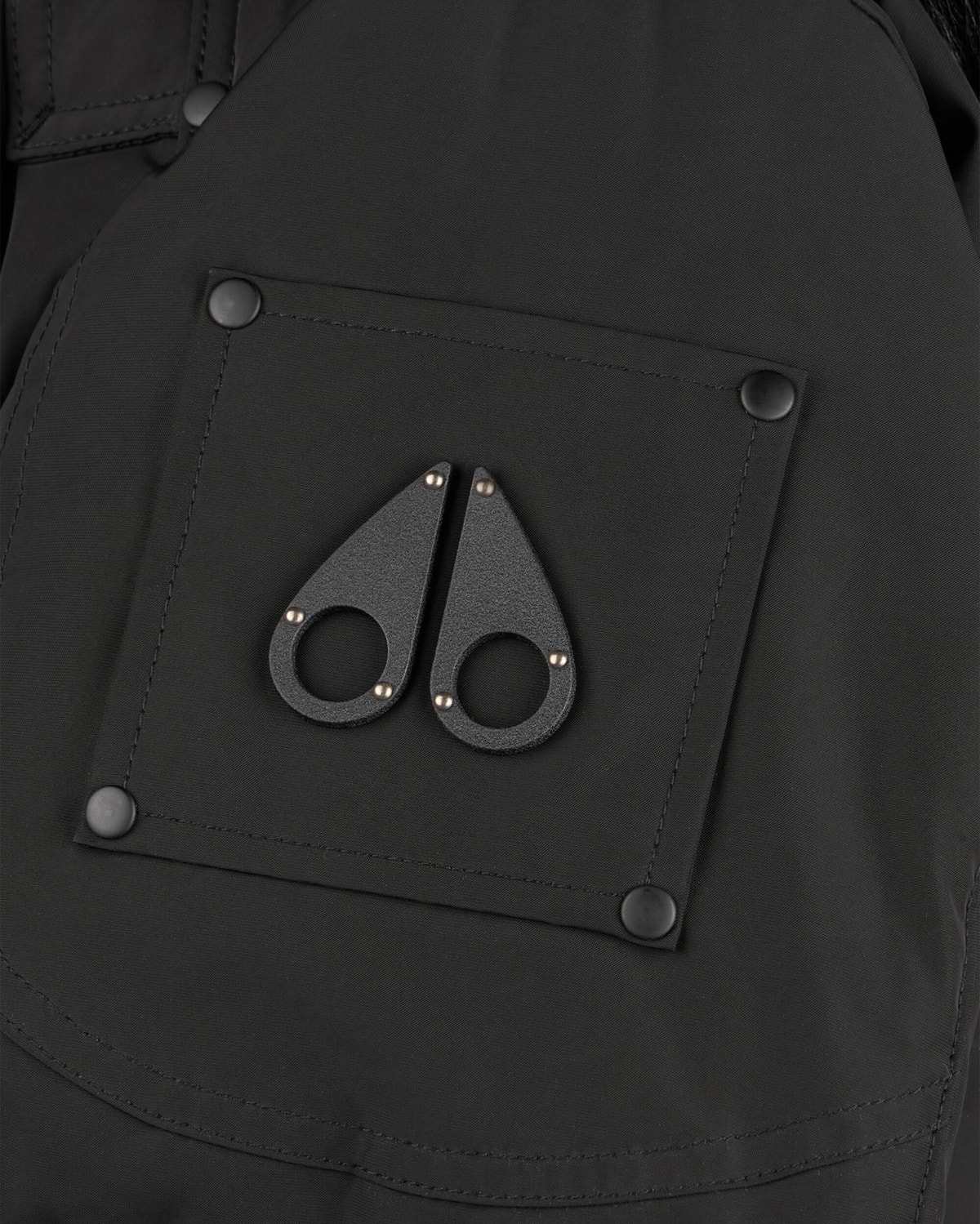 Moose Knuckles - M33LP211S - Onyx Shearling Causapscal Parka - WOMENS - Black / Black Shearling - Detail1