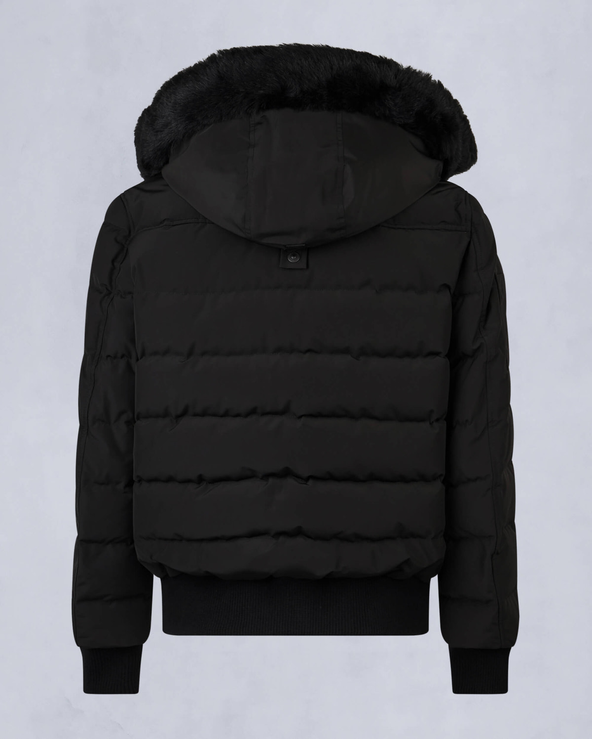 Moose Knuckles - M33MB014S - Onyx Scotchtown Shearling Bomber Jacket - MENS - Black / Black Shearling - Detail2