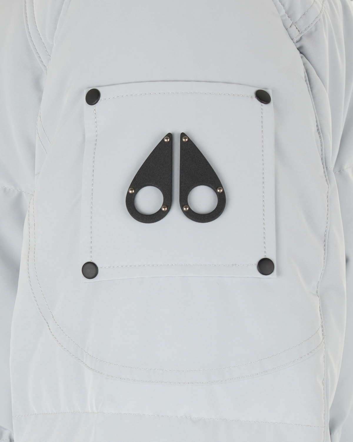 Moose Knuckles - M33MJ122S - Onyx Round Island Shearling Down Jacket - MENS - Grey birch / ice sgerling - Detail1
