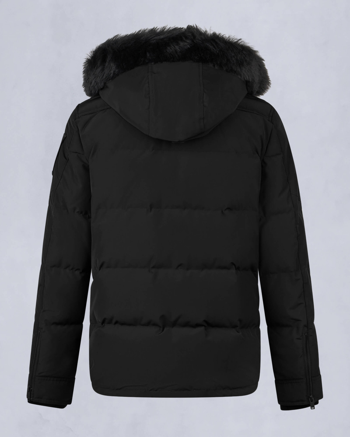 Moose Knuckles - M33MJ122S - Onyx Round Island Shearling Down Jacket - MENS - Black / Black Shearling - Detail2