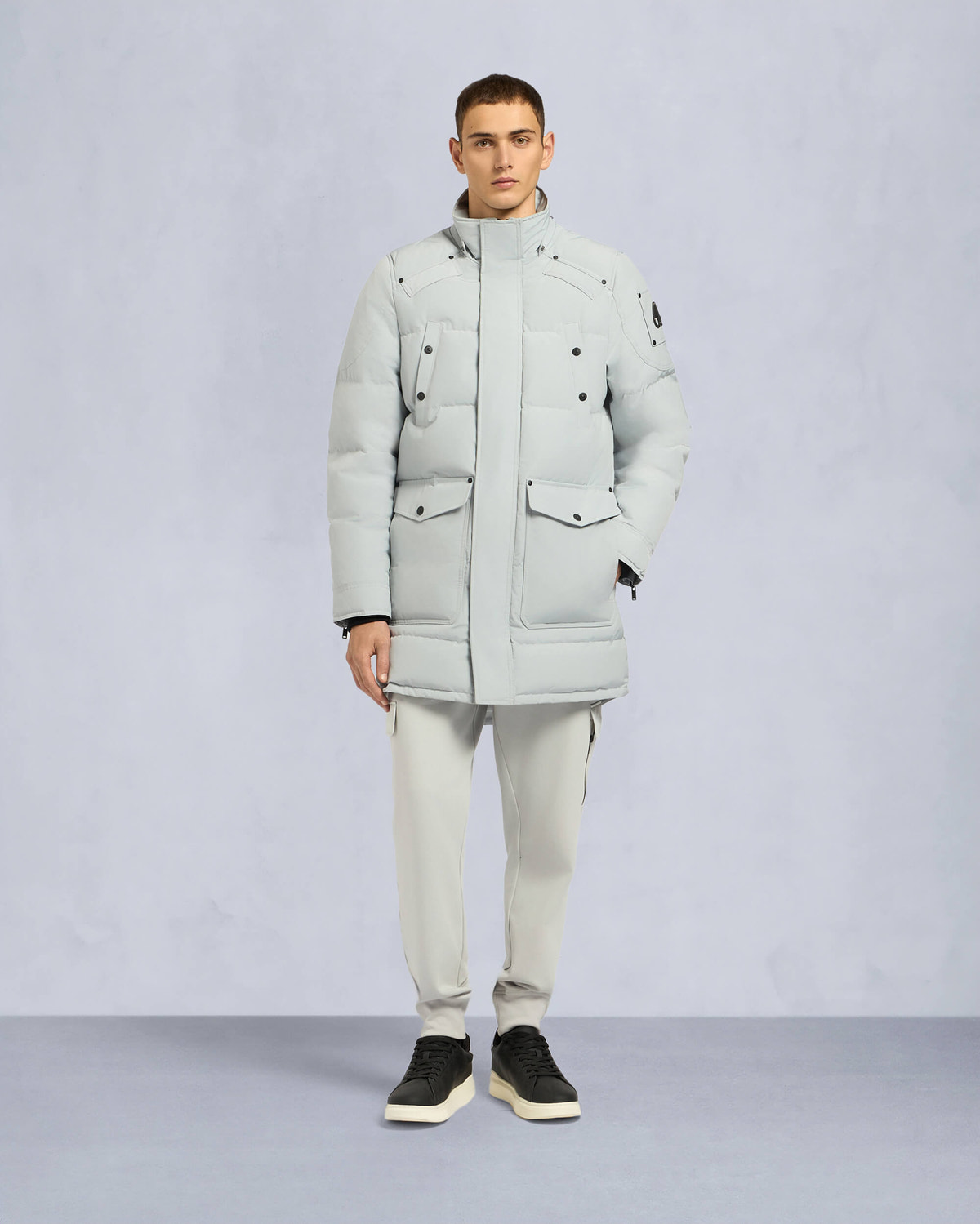 Moose Knuckles - M33MP210S - Onyx Shearling Big Ridge Parka - MENS - Grey birch / ice sgerling - Detail3