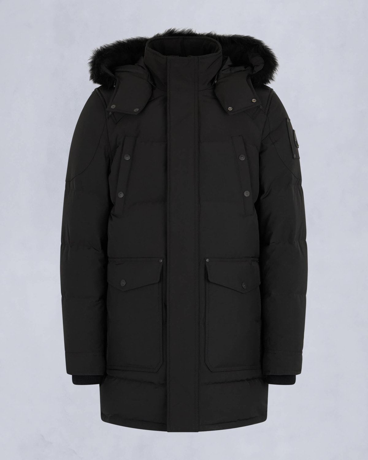 Moose Knuckles - M33MP210S - Onyx Shearling Big Ridge Parka - MENS - Black / Black Shearling - GM