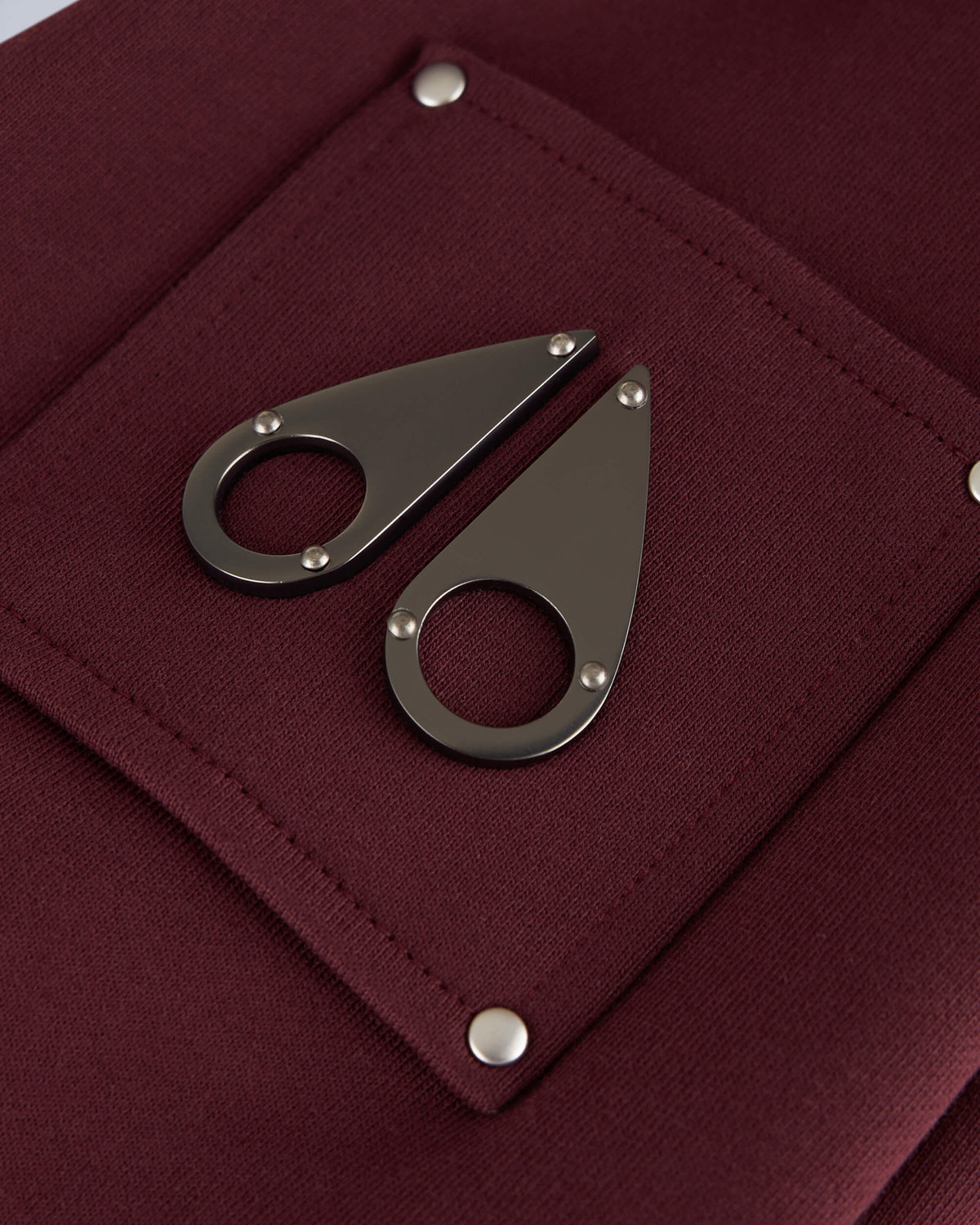 Moose Knuckles - M33MS706 - Hartsfield Sweatshirt - MENS - Beet - Detail1