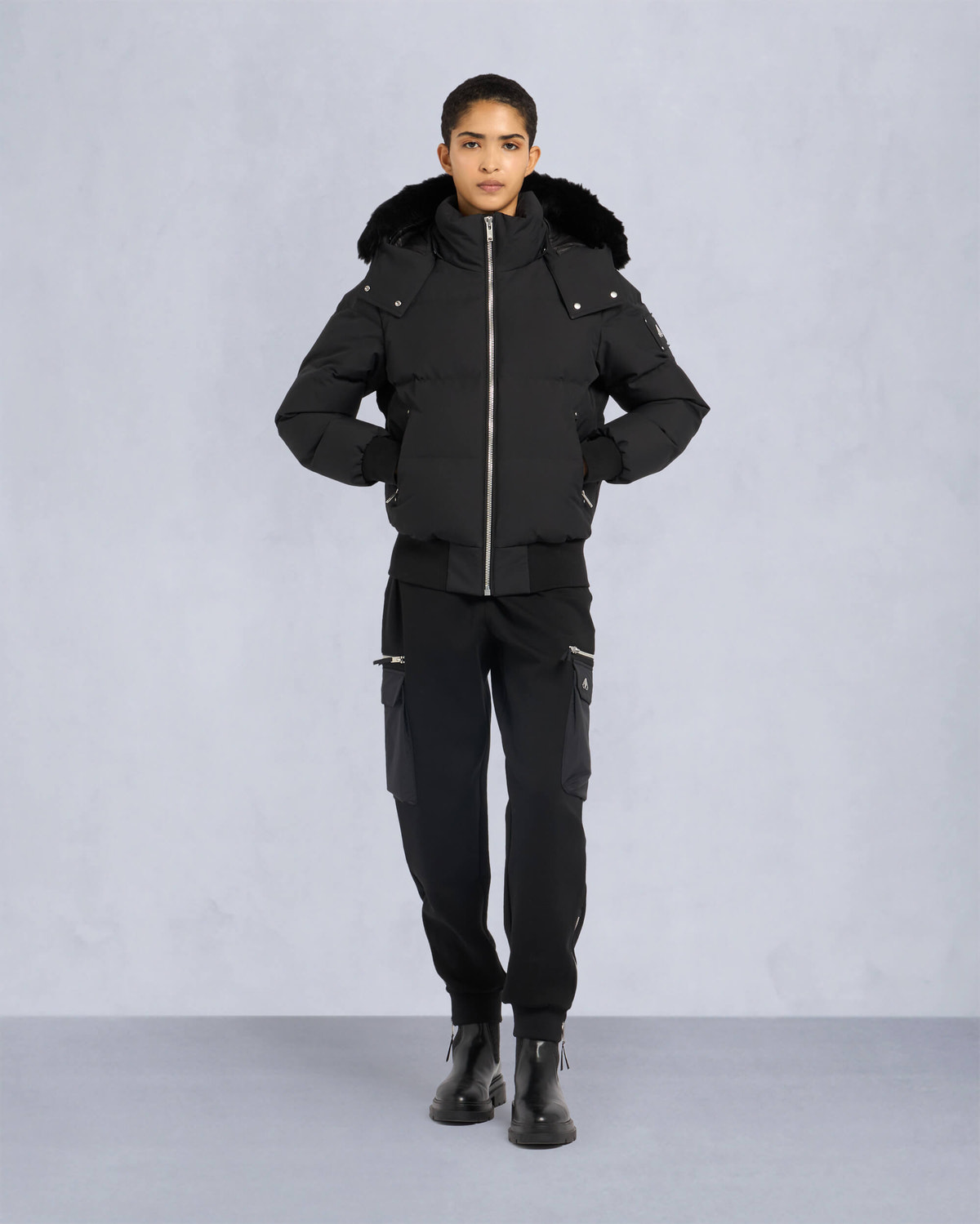 CLOUD BOMBERJACKE MIT SHEARLING
