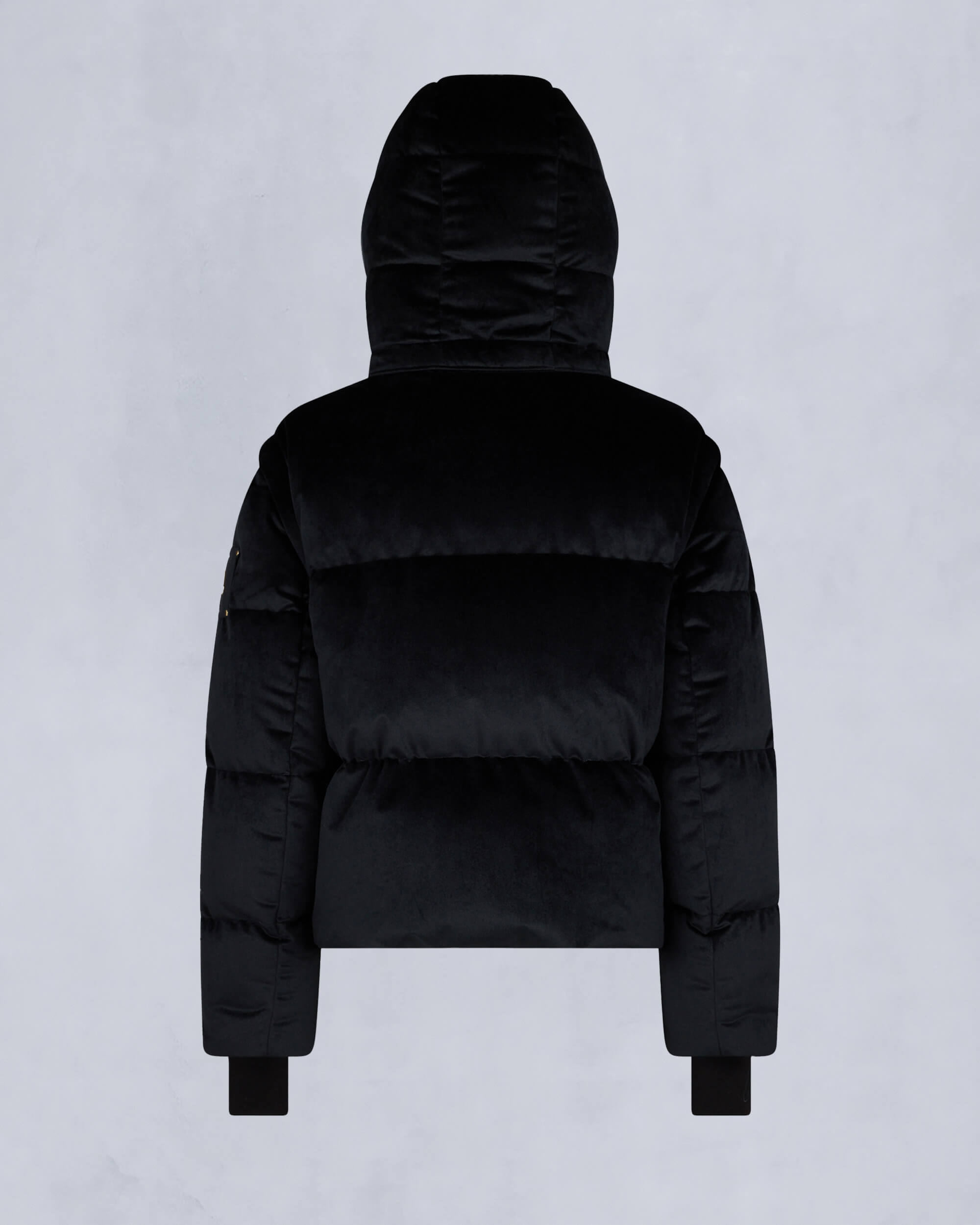 Moose Knuckles - M34LJ194G - Gold Series Misti Velour Puffer - WOMENS - Black - Detail2