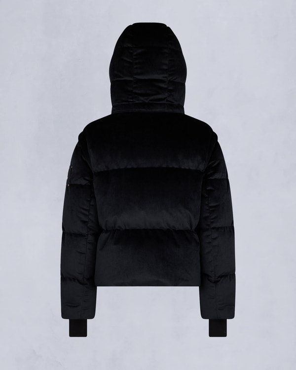 Moose Knuckles - M34LJ194G - Gold Series Misti Velour Puffer - WOMENS - Black - Detail2