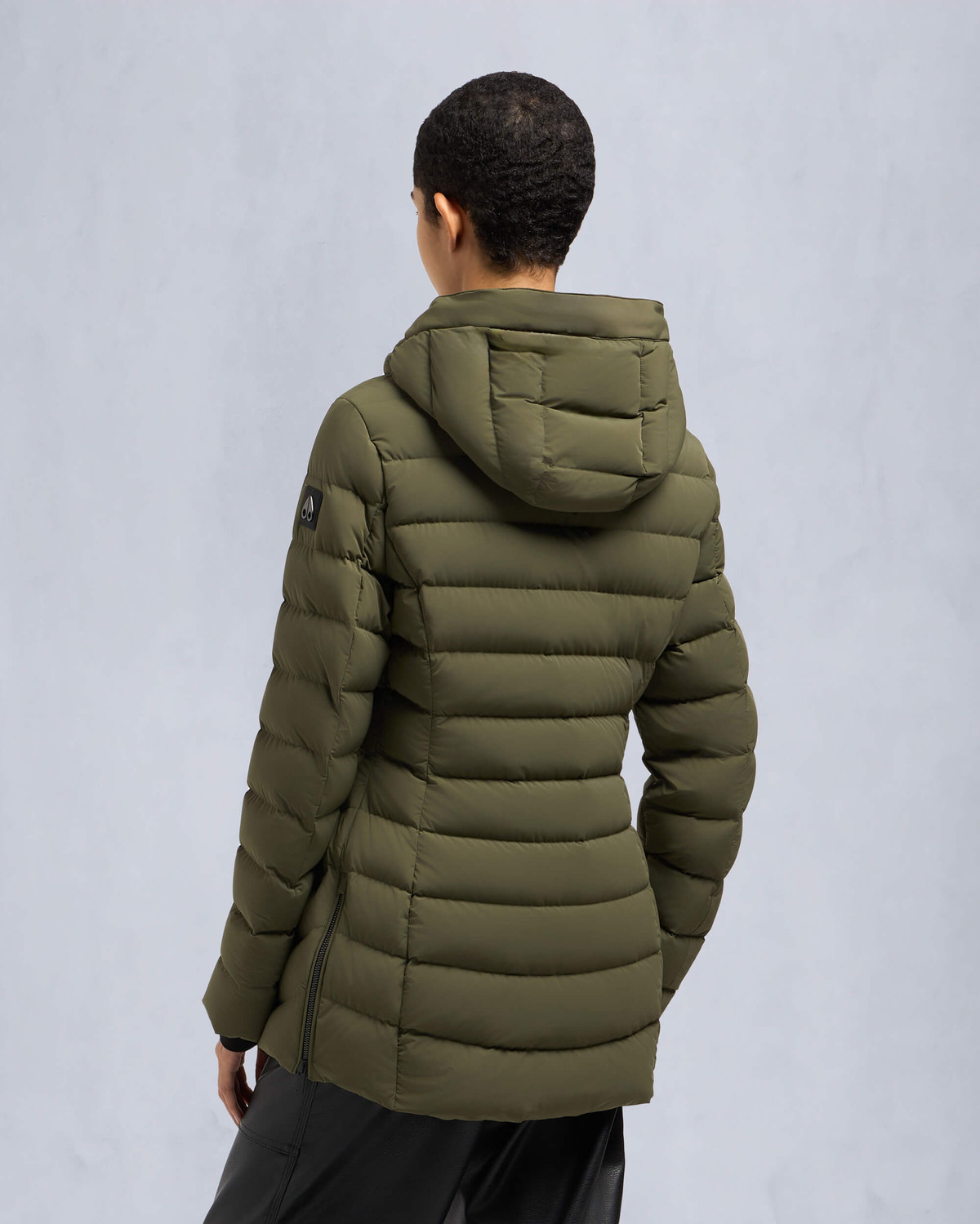 Moose Knuckles Womens Rockcliff Jacket Moss M34LJ206N Back