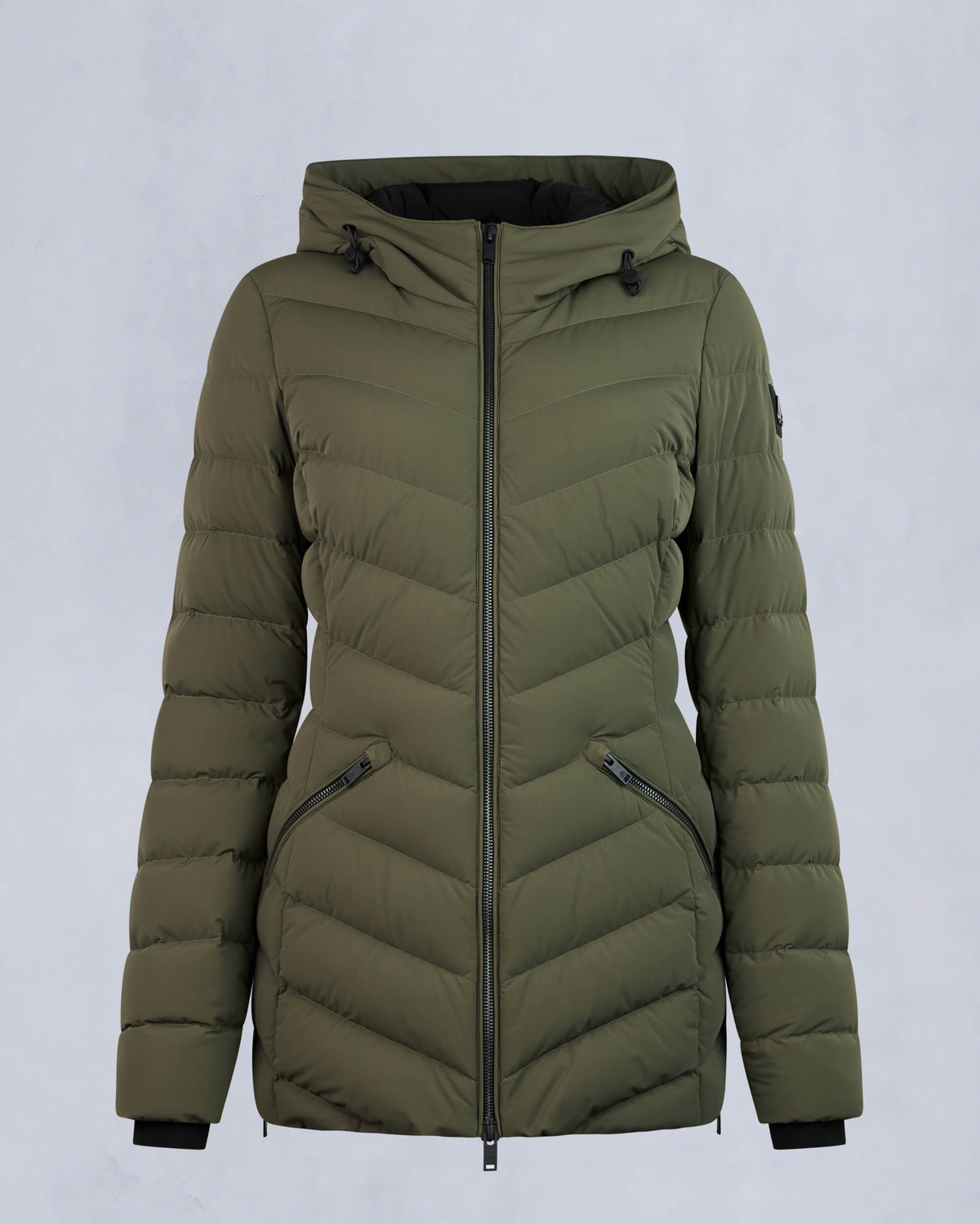 Moose Knuckles Womens Rockcliff Jacket Moss M34LJ206N - GM