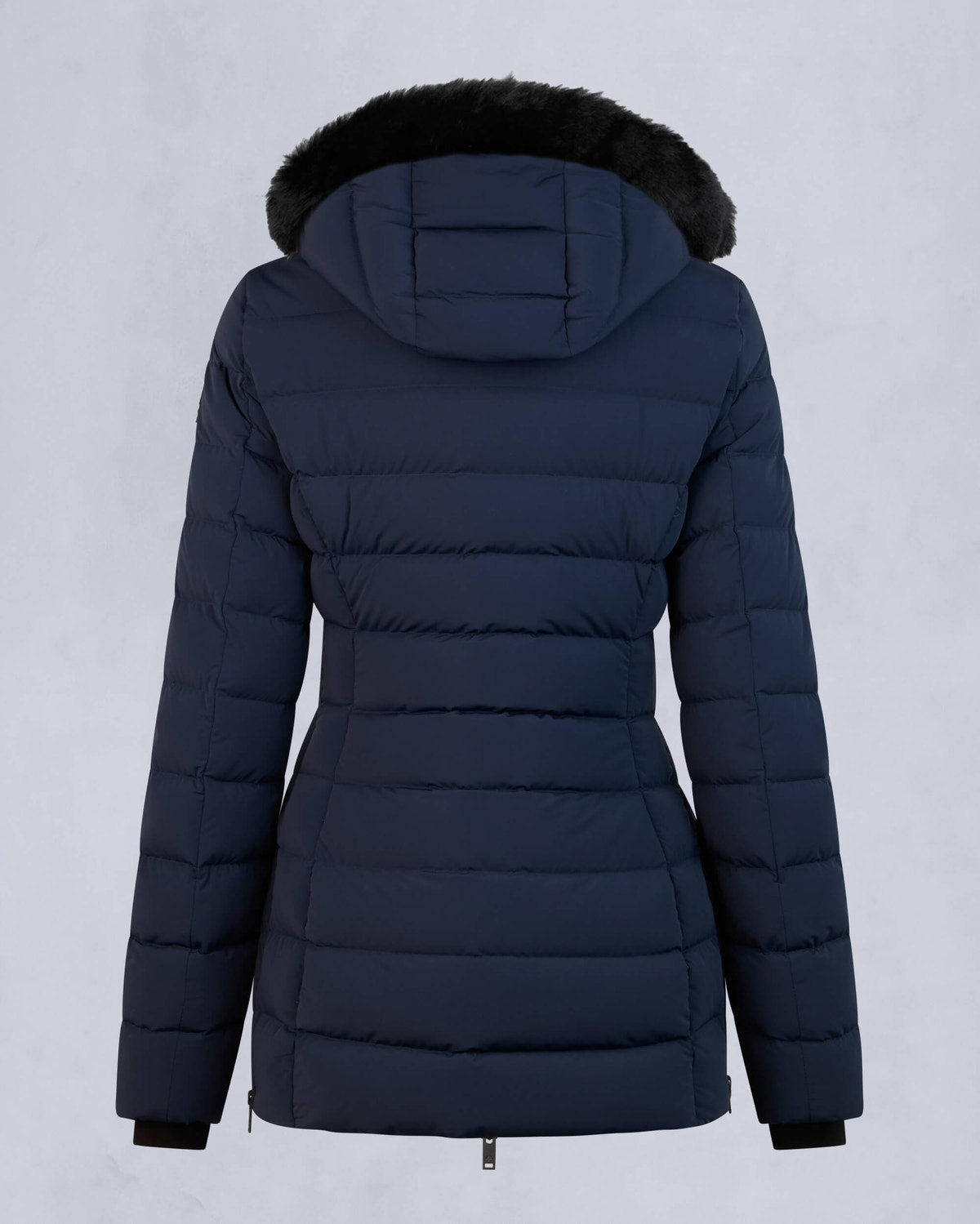 Moose Knuckles Womens Roselawn Jacket Navy / Black Shearling M34LJ206S Detail2
