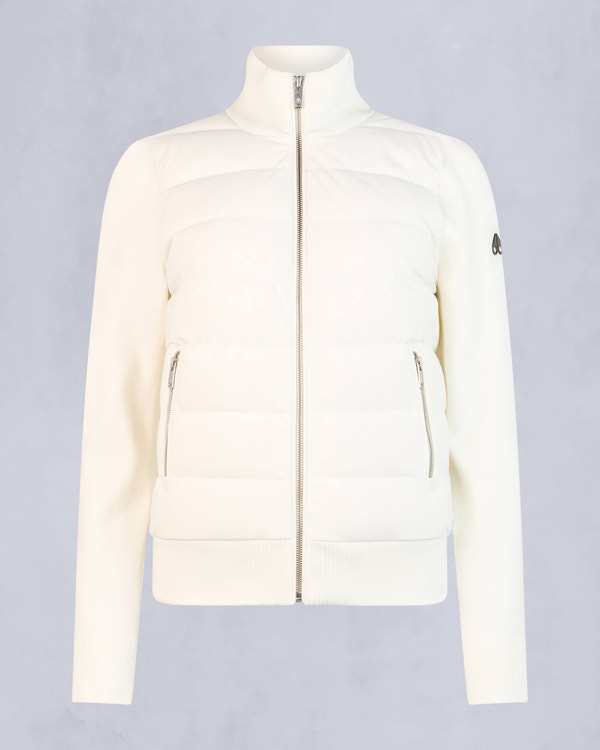Moose Knuckles - M34LK650 - Josephine Hybrid Sweater - WOMENS - Plaster - GM