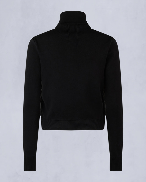 Moose Knuckles - M34LK650 - Josephine Hybrid Sweater - WOMENS - Black - Detail2