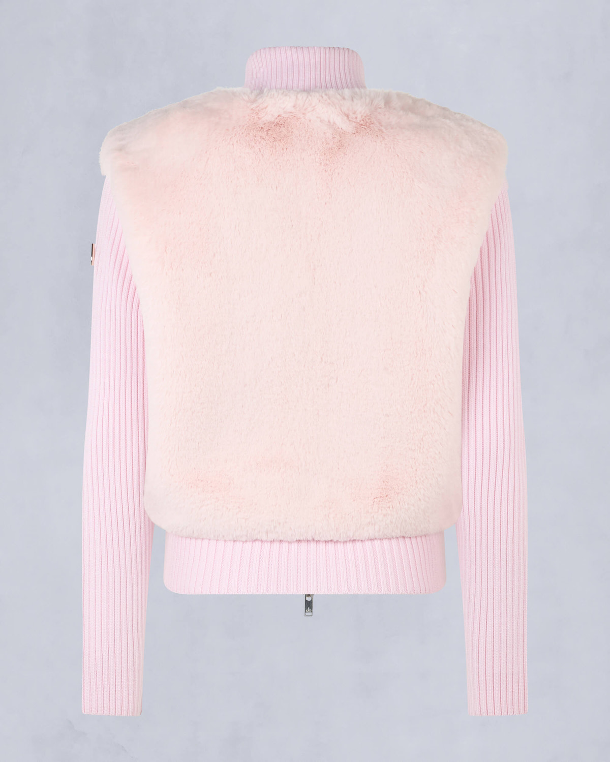 Moose Knuckles Womens Dua Bunny Wool Blend Sweater Heaven M34LK656 Detail2