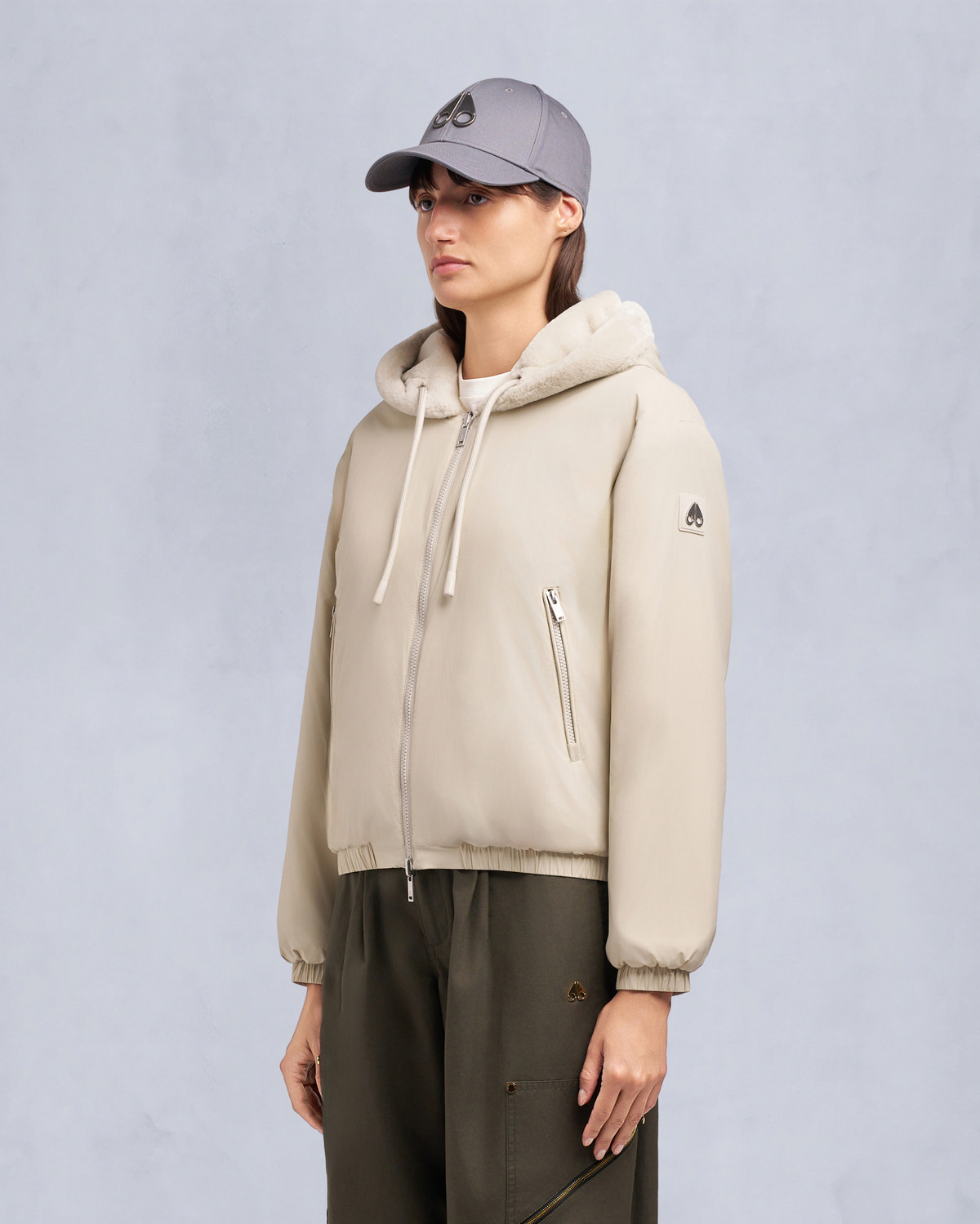 Moose Knuckles - M34LS652 - Eaton Reversible Bunny - WOMENS - - Front