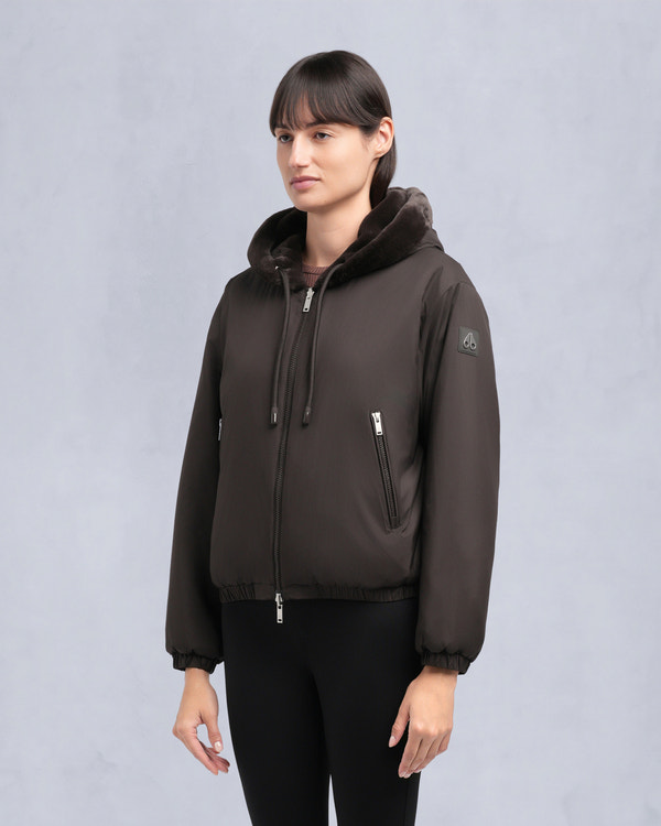Moose Knuckles - M34LS652 - Eaton Reversible Bunny - WOMENS - - Front
