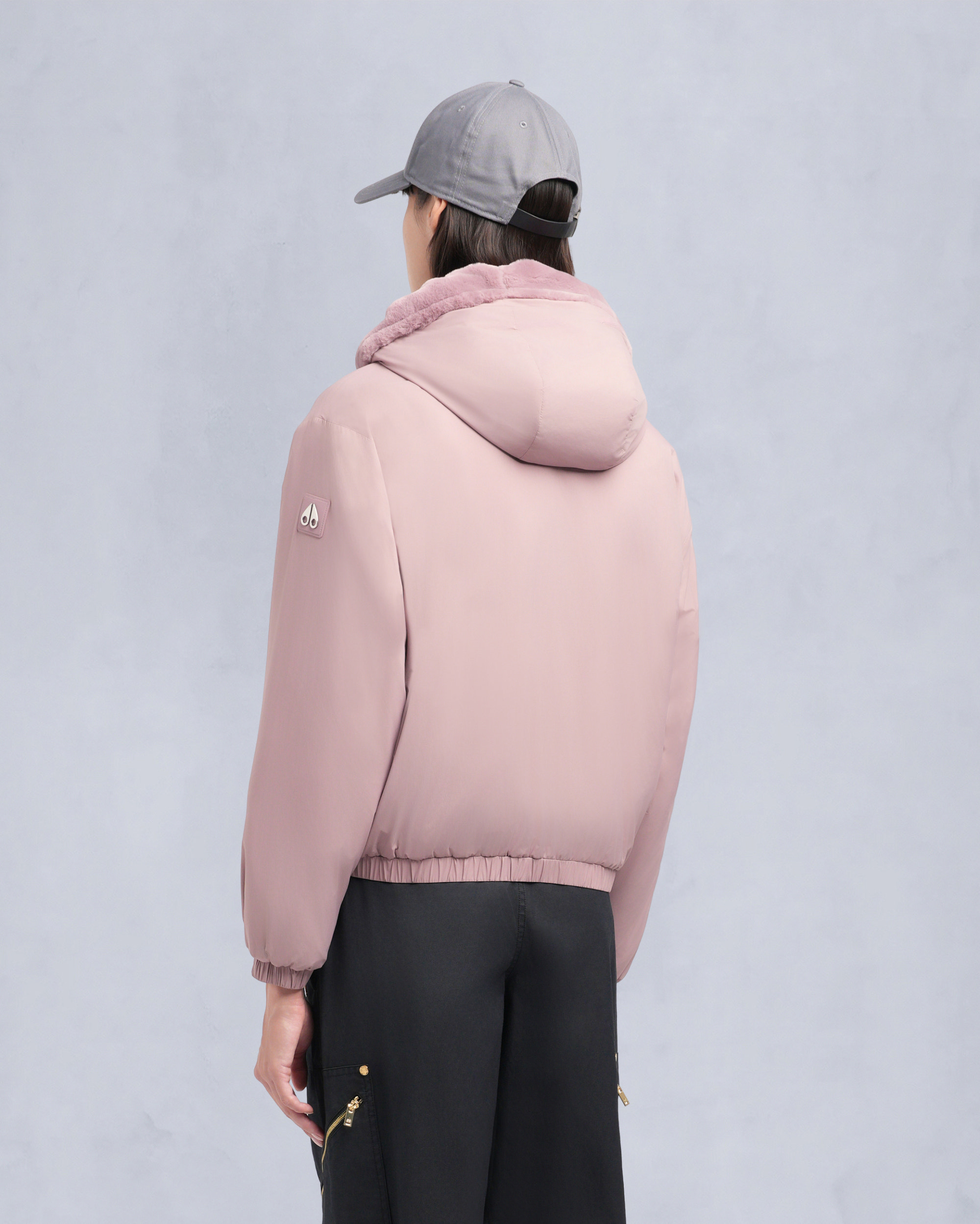 Moose Knuckles - M34LS652 - Eaton Reversible Bunny - WOMENS - - Back