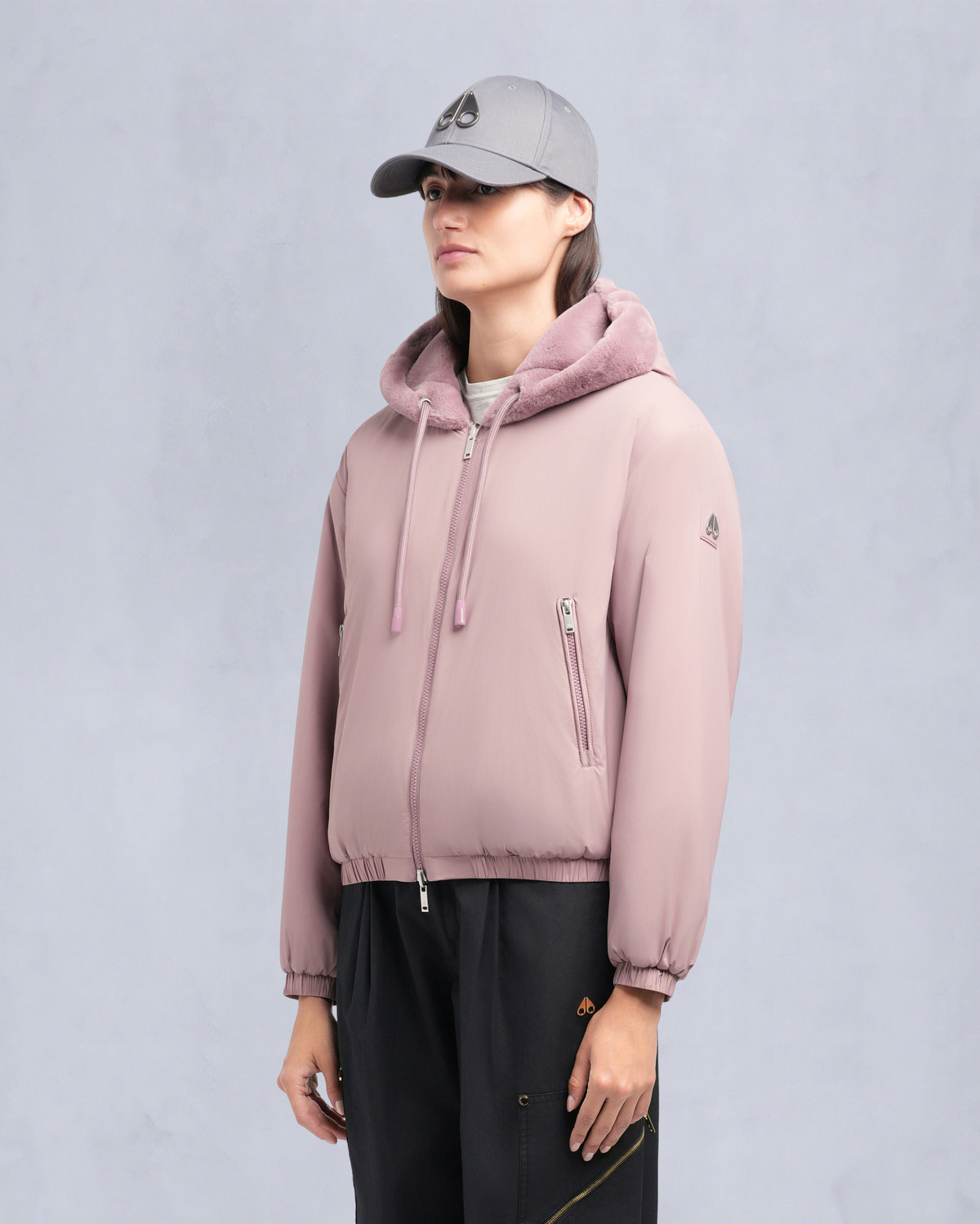 Moose Knuckles - M34LS652 - Eaton Reversible Bunny - WOMENS - - Front
