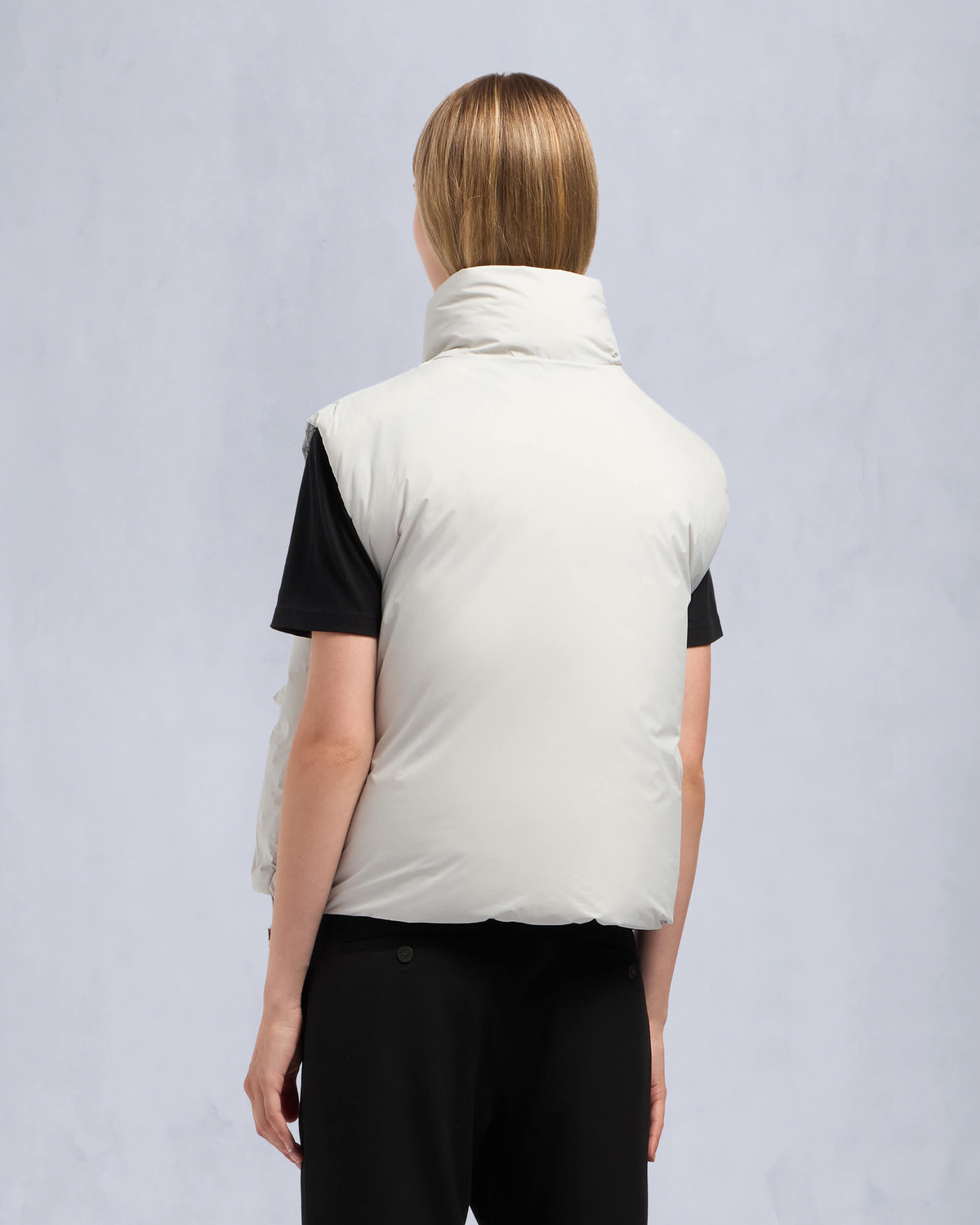 Moose Knuckles Womens Duvet Katrina Vest Stone M34LV459 Back