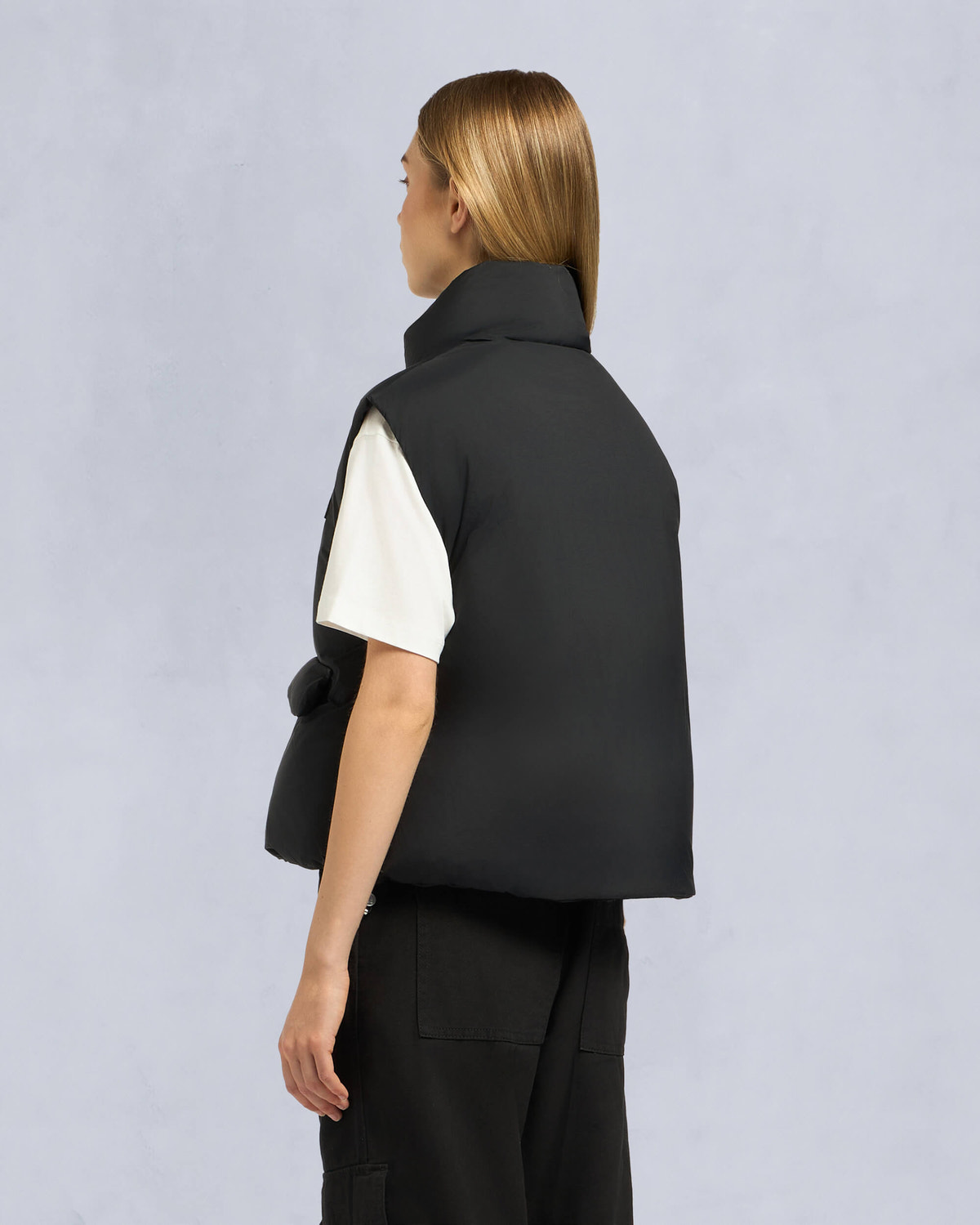 Moose Knuckles Womens Duvet Katrina Vest Black M34LV459 Back