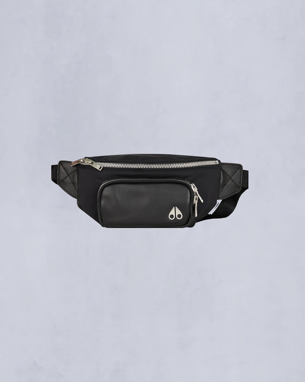 Moose Knuckles - M34MA522 - Logo Waist Bag - ACCESSORIES - Black - Front Category