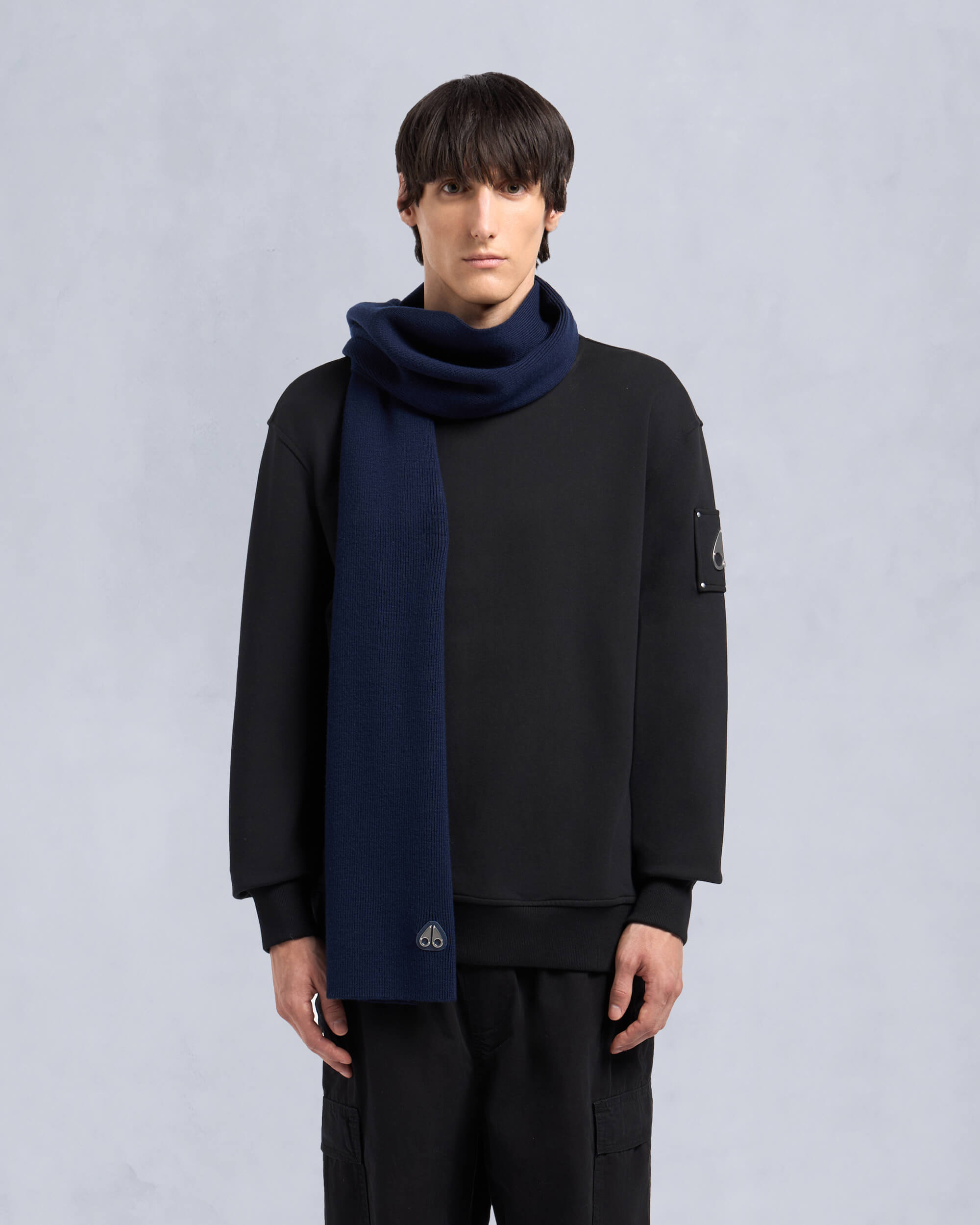 Moose Knuckles - M34MA526 - Parnis Unisex Scarf - ACCESSORIES - - Front