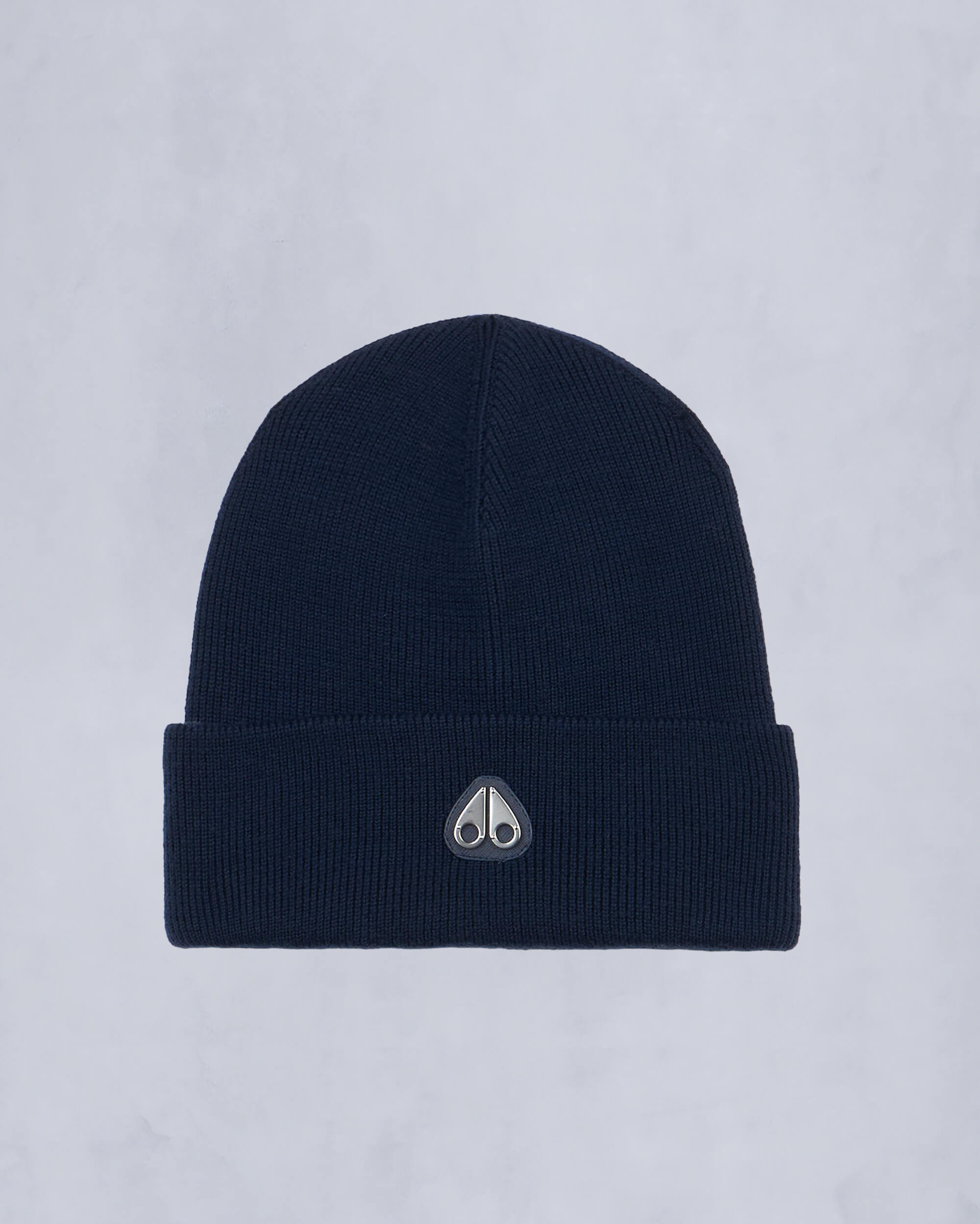 Moose Knuckles - M34MA544 - Parnis Unisex Beanie - ACCESSORIES - Navy - Front Category