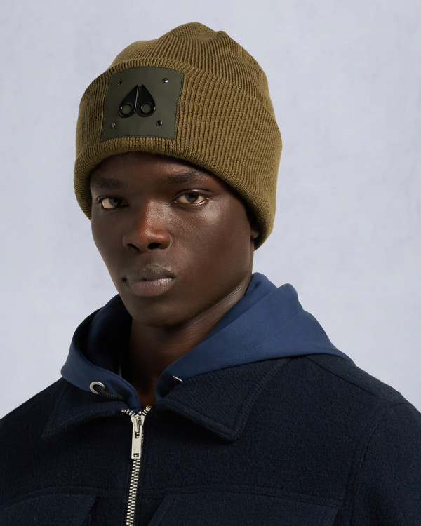 Moose Knuckles - M34MA574 - Logo Beanie Unisex - ACCESSORIES - - Front Category