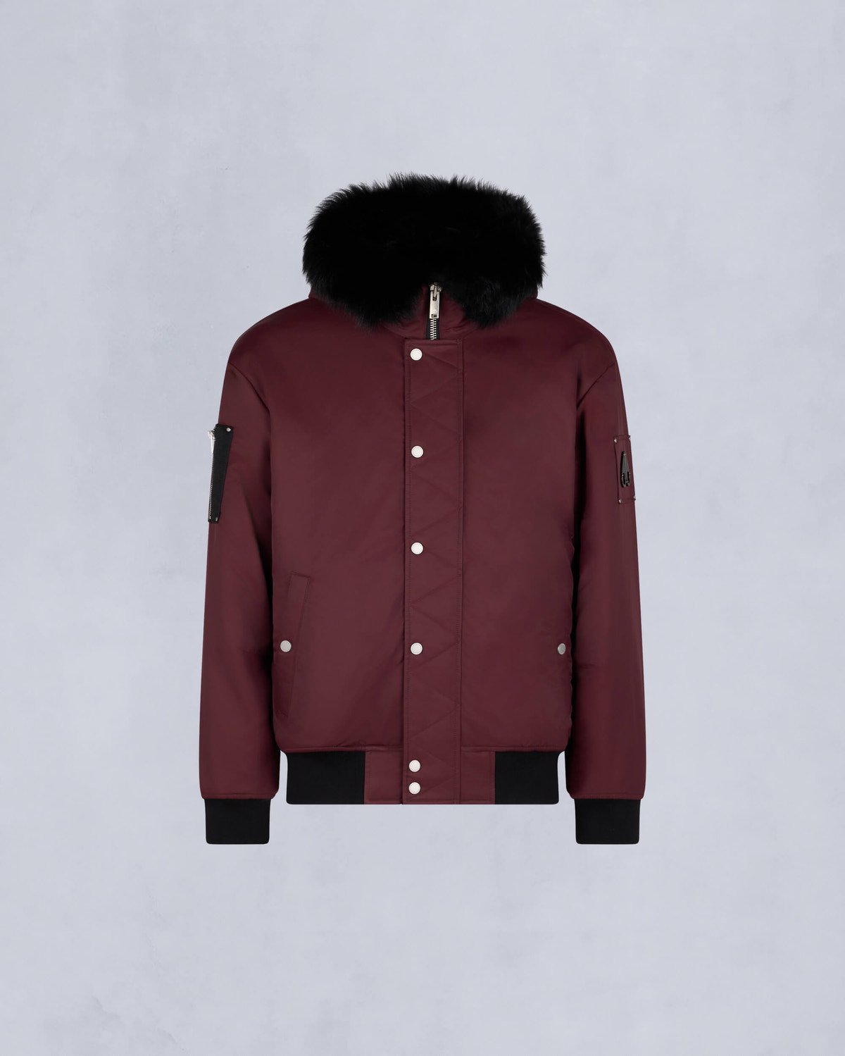 Moose Knuckles - M34MB027S - Denali Bomber Jacket - MENS - Beet /black sherling - GM