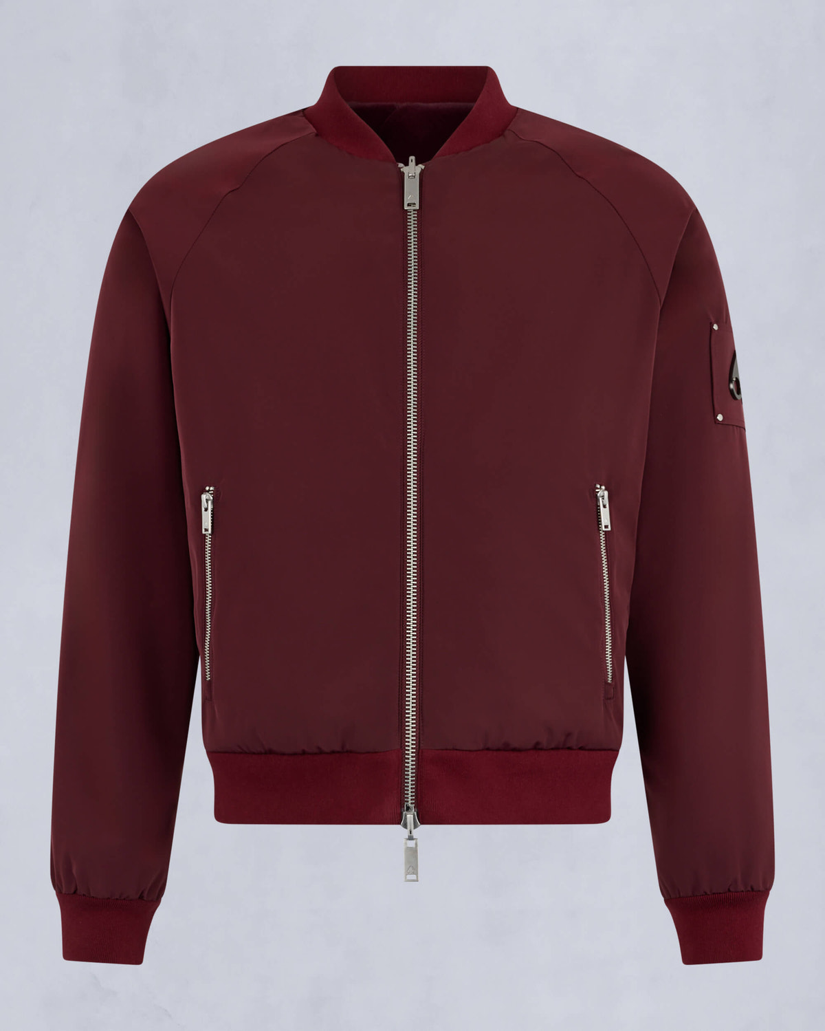 Moose Knuckles - M34MB029 - Reversible Bunny Bomber Jacket - MENS - Beet / beet - GM