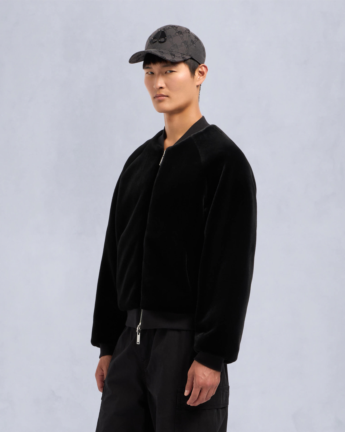 Moose Knuckles - M34MB029 - Reversible Bunny Bomber Jacket - MENS - Black / Shiny Black - Detail4