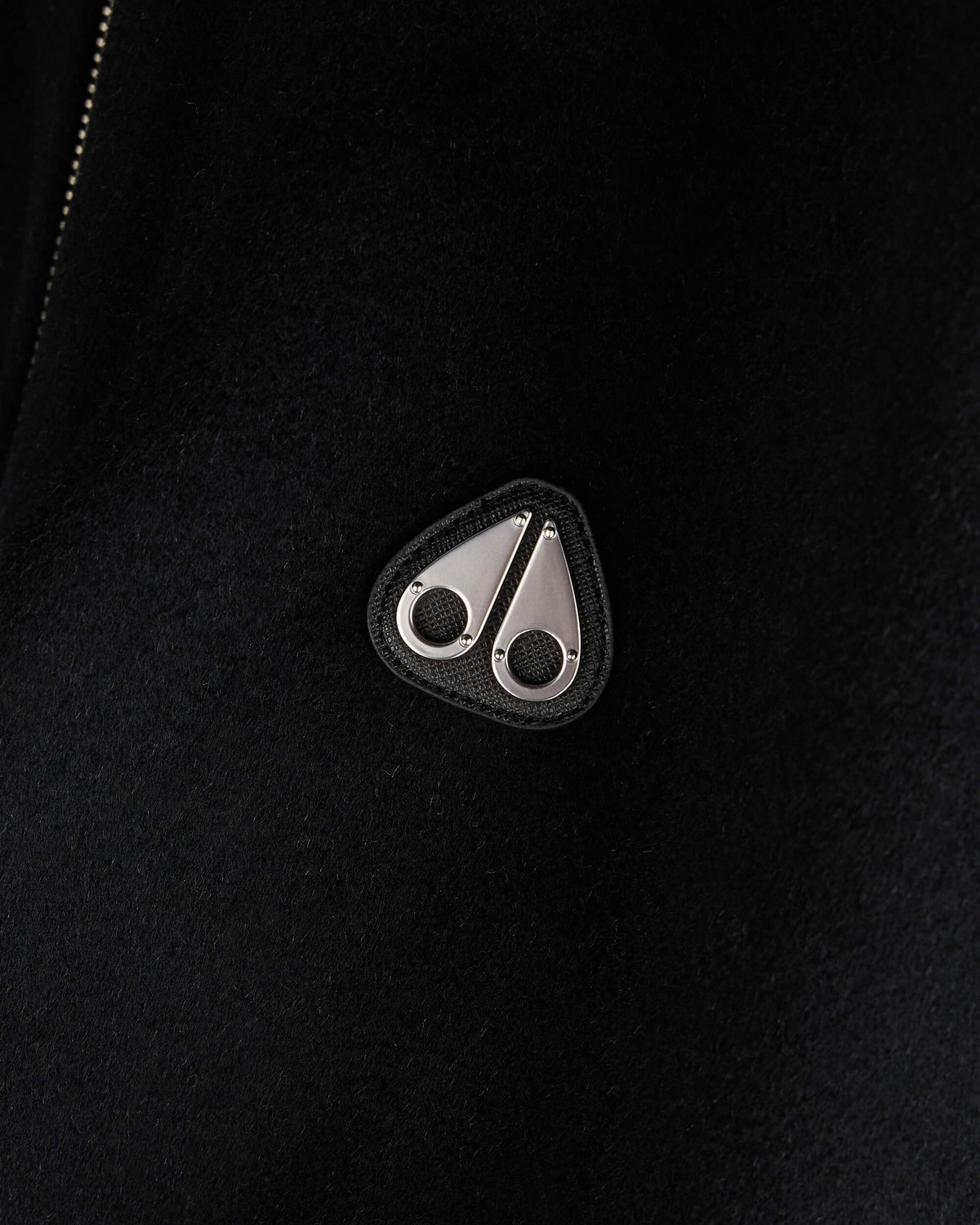 Moose Knuckles - M34MB046 - Alder Cashmere-Wool Bomber Jacket - MENS - Black / charcol - Detail1