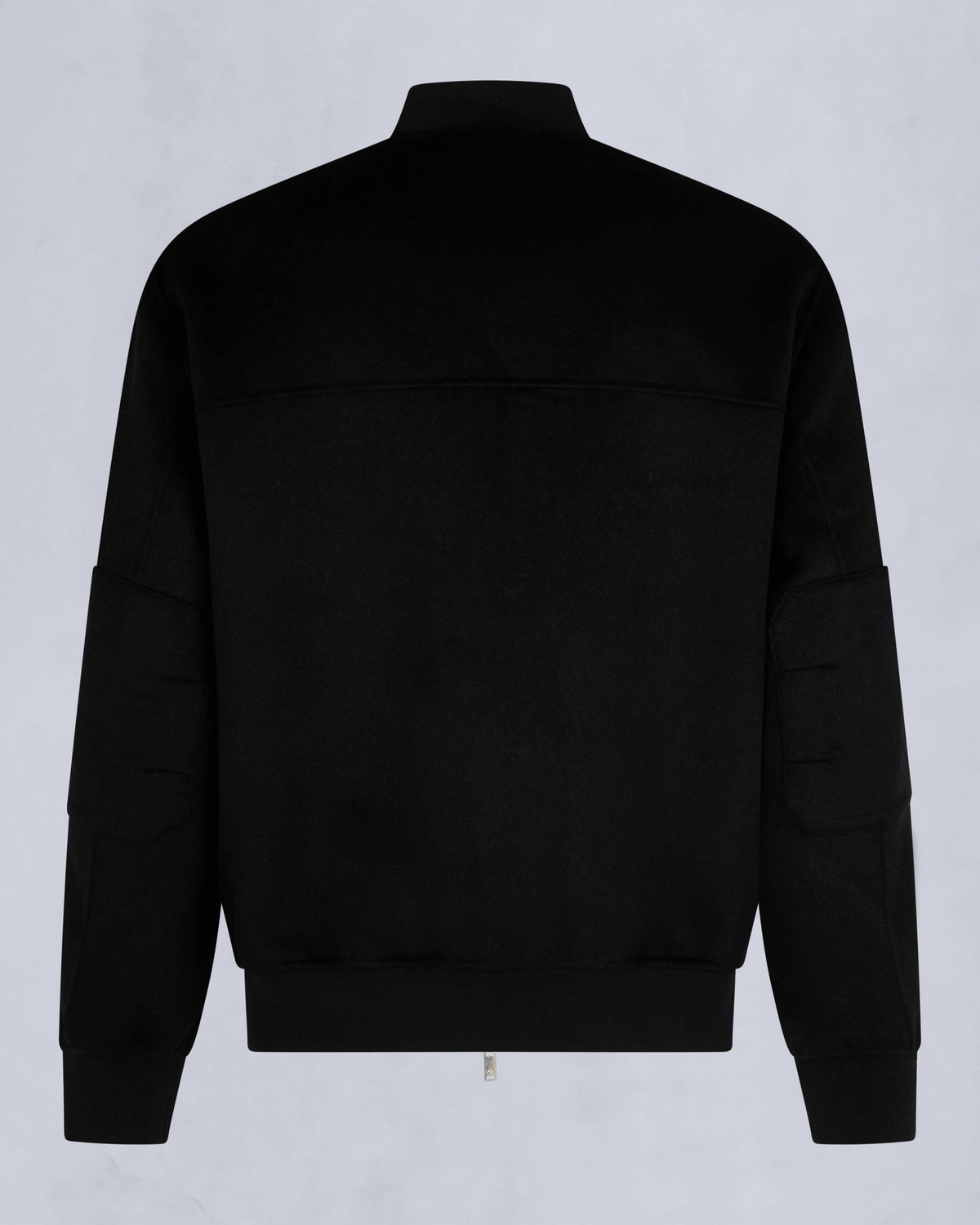 Moose Knuckles - M34MB046 - Alder Cashmere-Wool Bomber Jacket - MENS - Black / charcol - Detail2