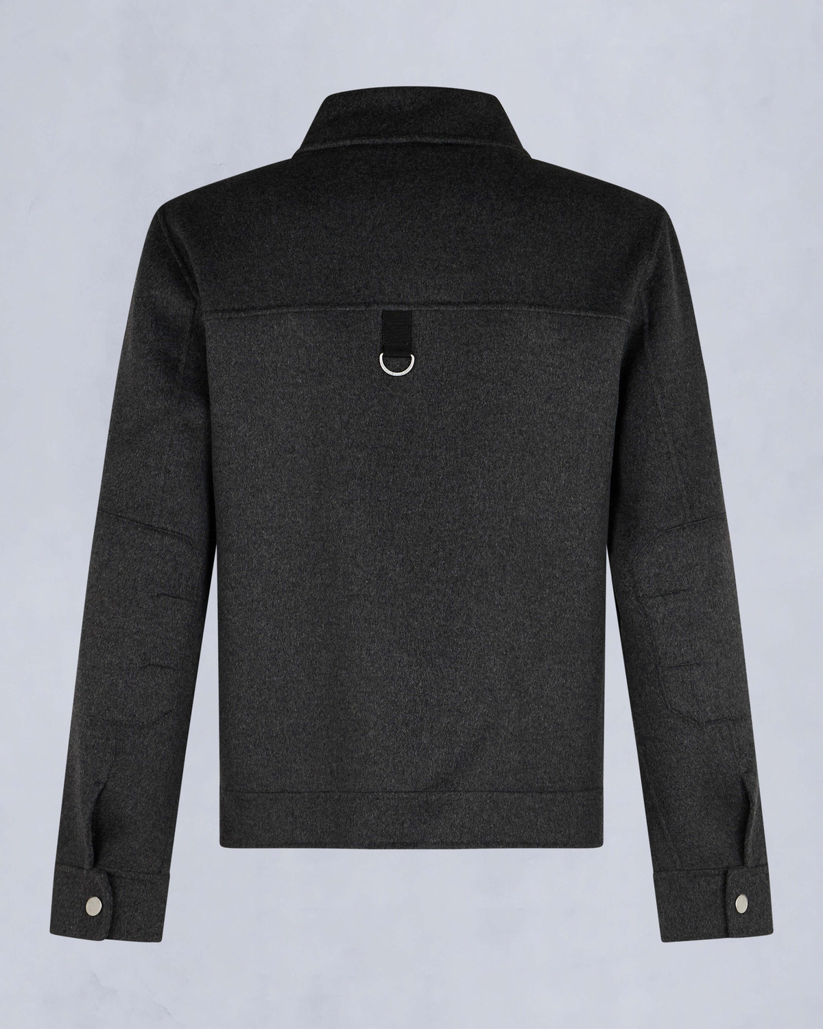 Moose Knuckles - M34MJ216 - Jacques Wool Shirt Jacket - MENS - Charcoal - Detail2