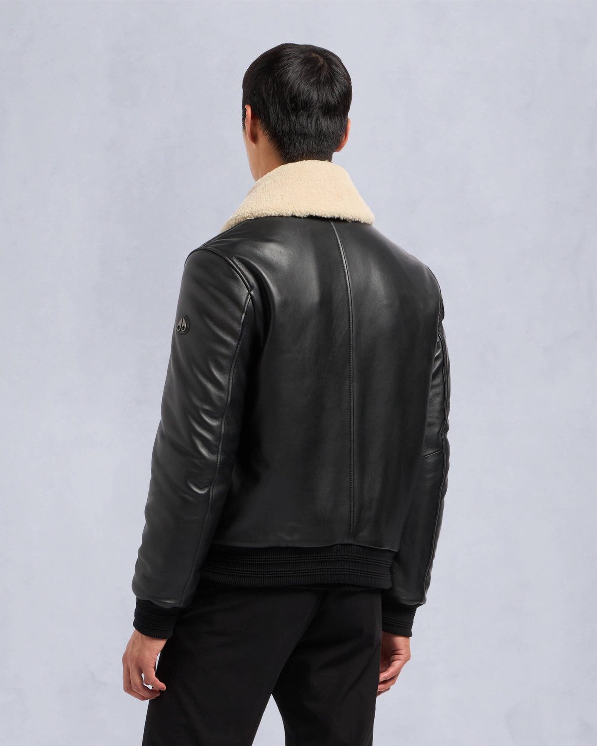Moose Knuckles - M34ML313 - Toba Bomber Jacket - MENS - Black - Back