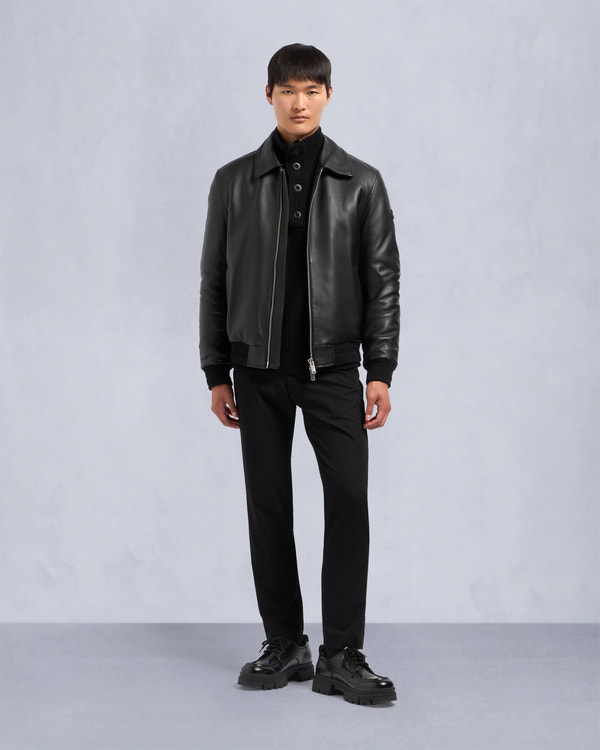 Moose Knuckles - M34ML313 - Toba Bomber Jacket - MENS - Black - Detail3