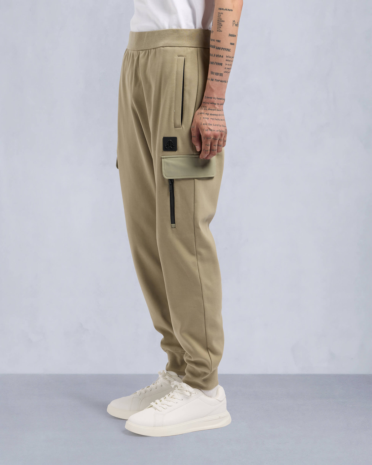 Moose Knuckles - M34MR758 - Perido Cargo Pants - MENS - Sage - Front