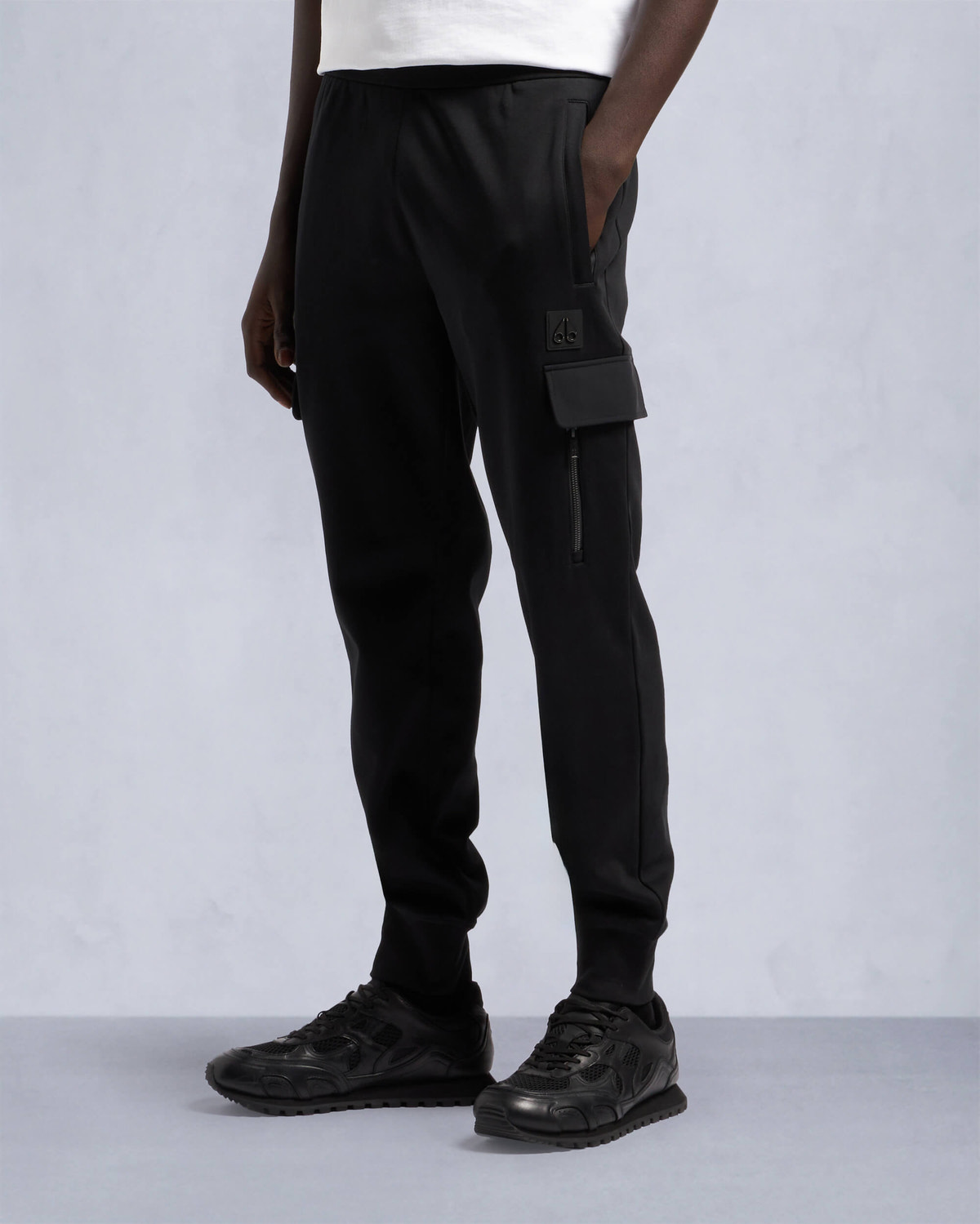 Moose Knuckles - M34MR758 - Perido Cargo Pants - MENS - Black - Front