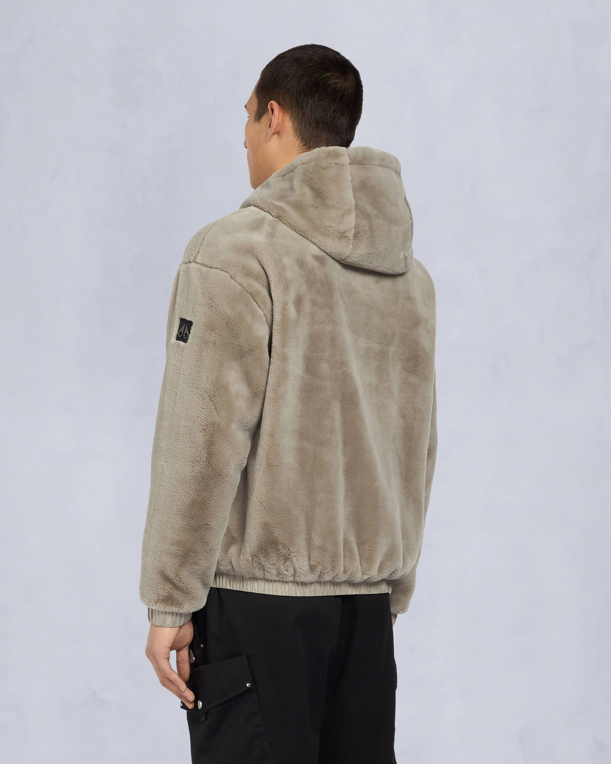 Moose Knuckles Mens Borden Reversible Monogram Bunny DUSK/DUSK MONO M34MS602 Detail5
