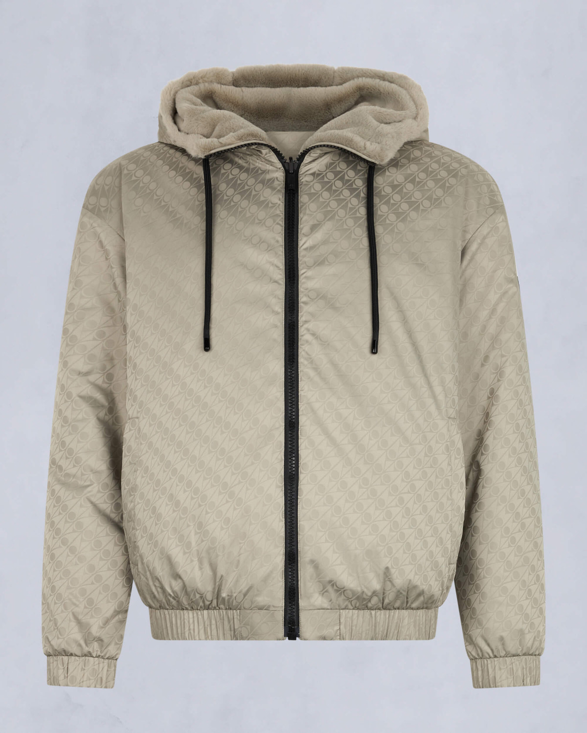 Moose Knuckles Mens Borden Reversible Monogram Bunny DUSK/DUSK MONO M34MS602 Detail7